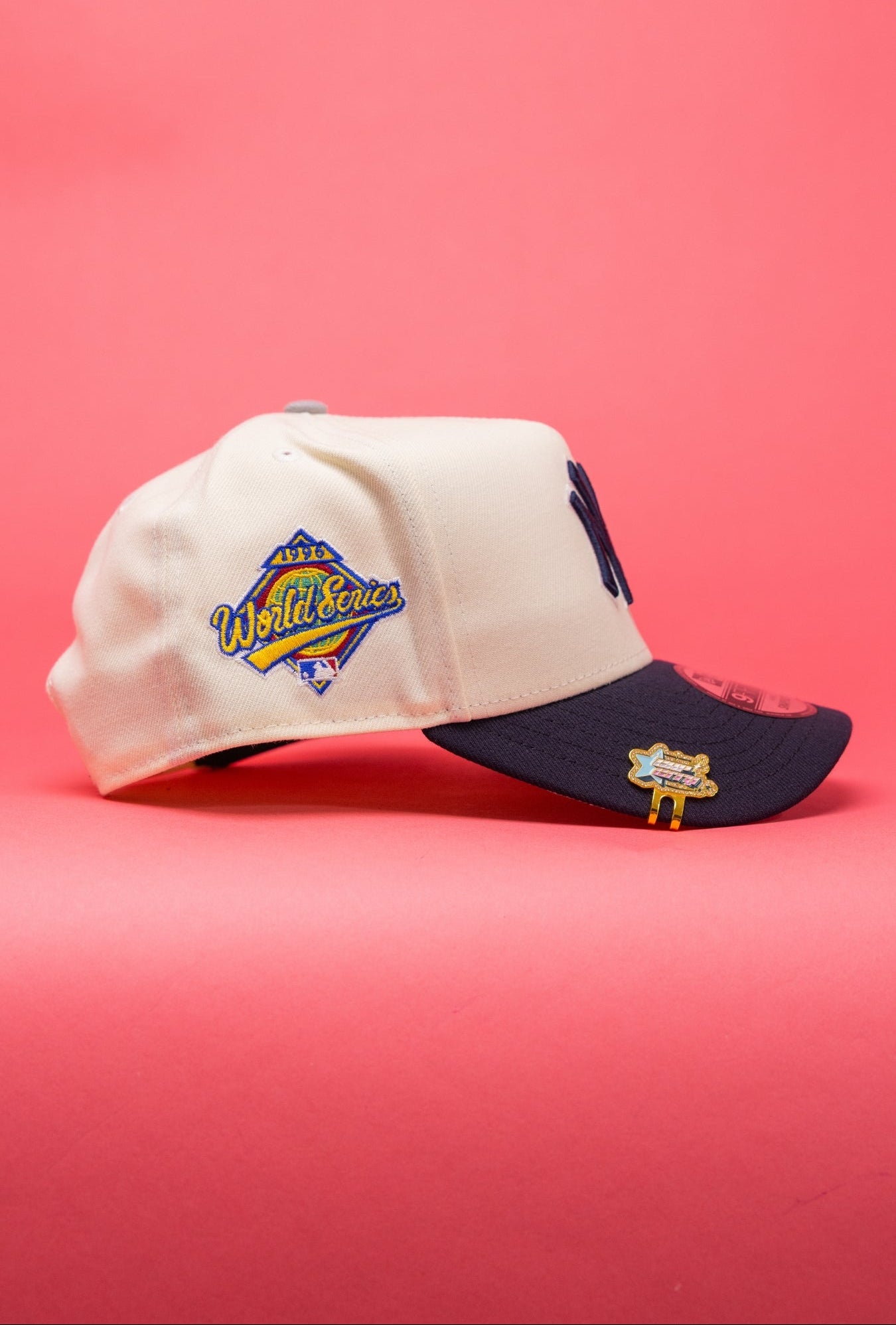 NEW ERA 9FIFTY A-FRAME CHROME/NAVY NEW YORK YANKEES W/ 1997 WORLD SERIES SIDE PATCH