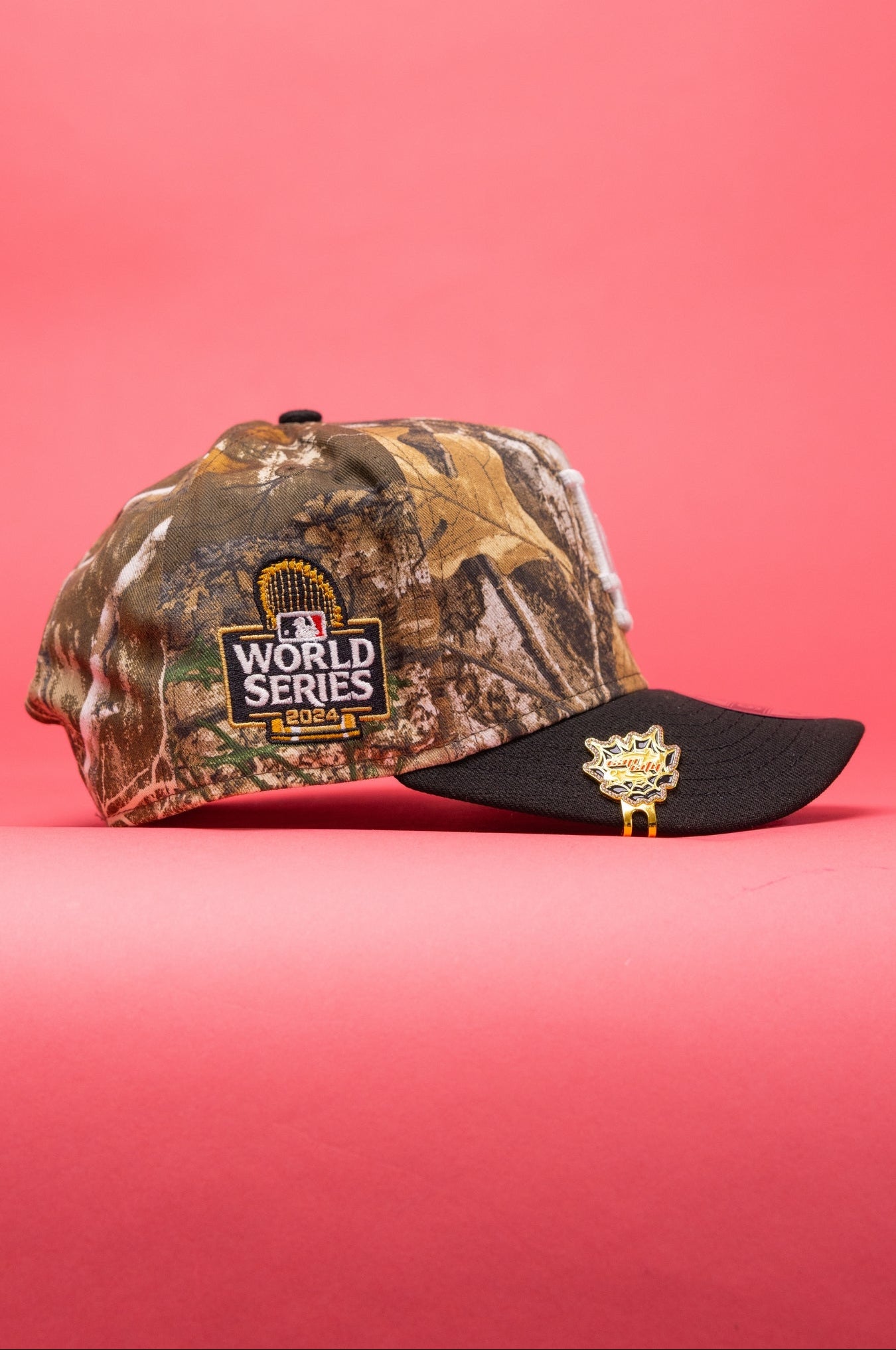 NEW ERA 9FIFTY A-FRAME REALTREE LOS ANGELES DODGERS W/ WORLD SERIES SIDE PATCH