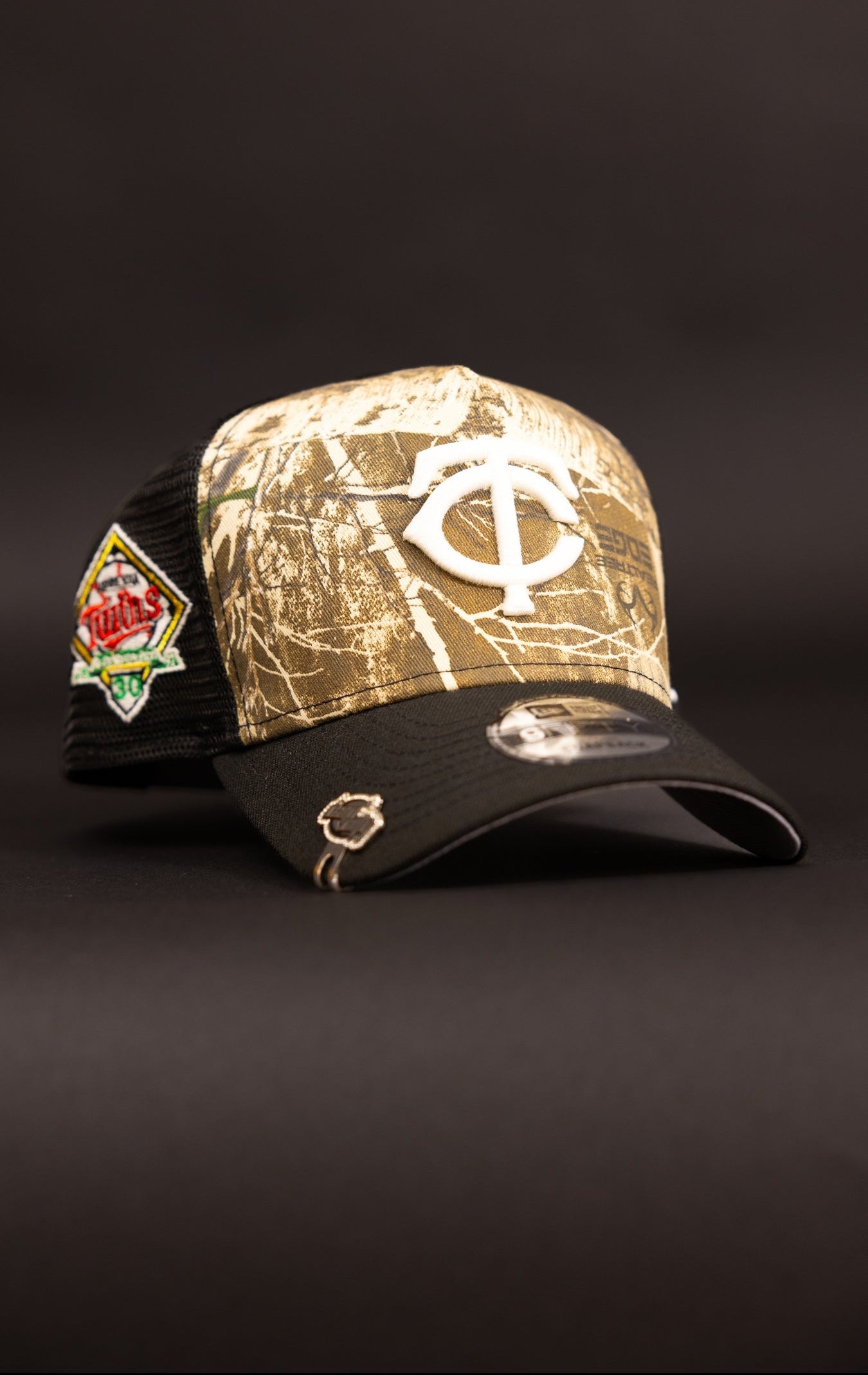 NEW ERA 9FIFTY A-FRAME REALTREE MINNESOTA TWINS MESHBACK W/ "TWINS" SIDE PATCH
