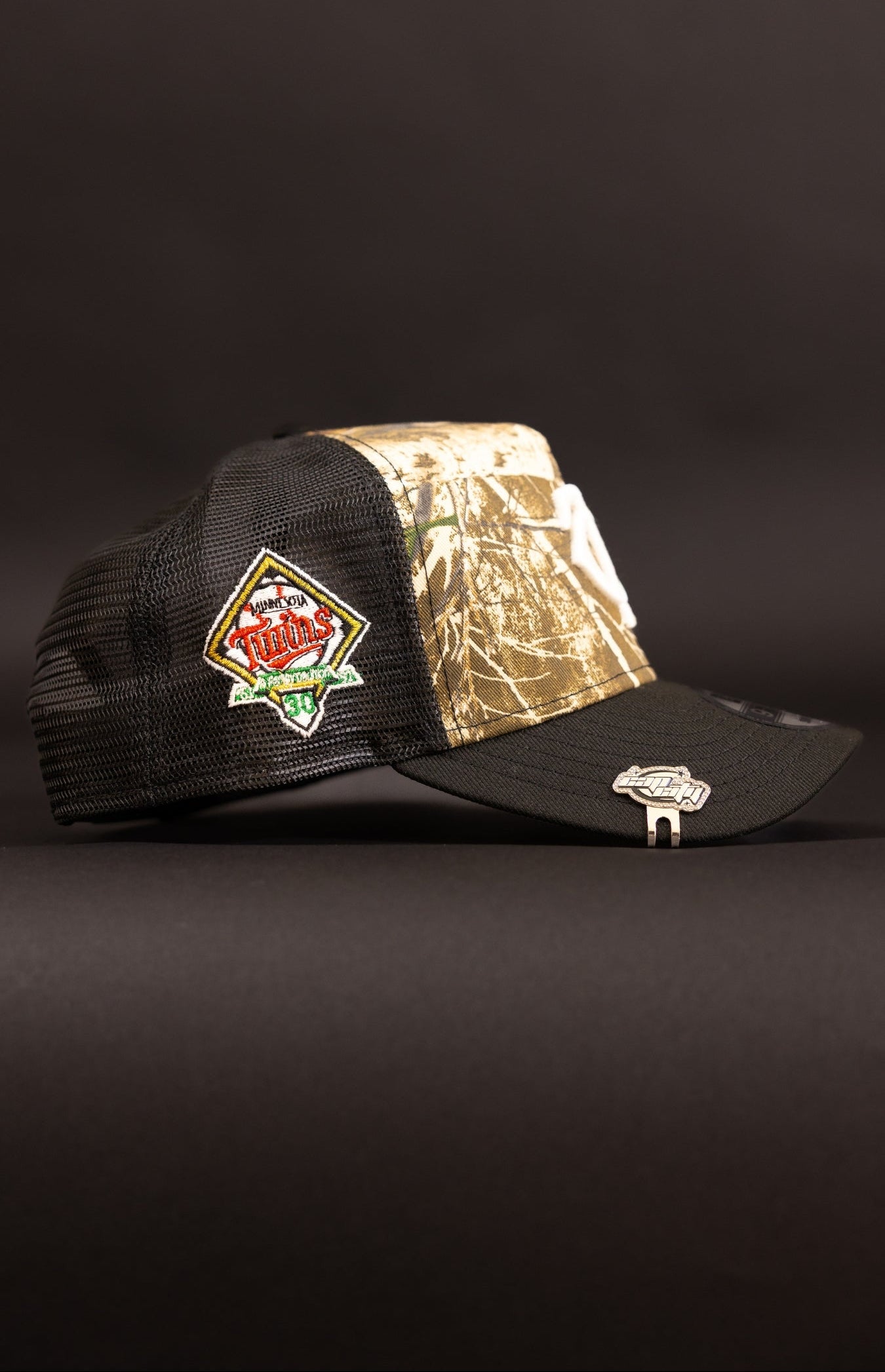 NEW ERA 9FIFTY A-FRAME REALTREE MINNESOTA TWINS MESHBACK W/ "TWINS" SIDE PATCH