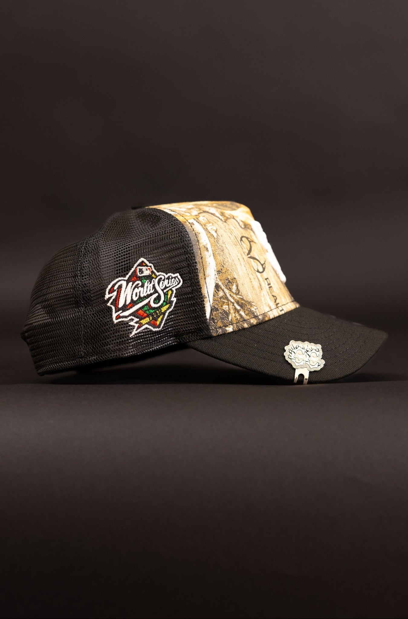 NEW ERA 9FIFTY A-FRAME REALTREE SAN DIEGO PADRES MESHBACK W/ WORLD SERIES SIDE PATCH