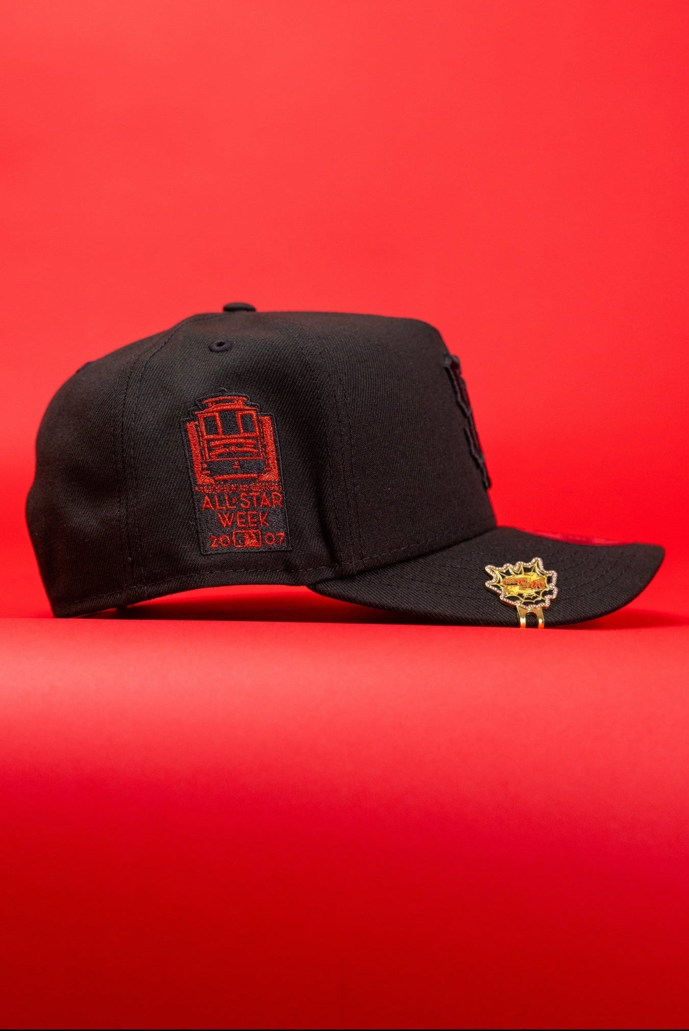 NEW ERA 9FIFTY A-FRAME BLACKED OUT SAN FRANCISCO GIANTS SNAPBACK W/ ALL STAR WEEK SIDE PATCH