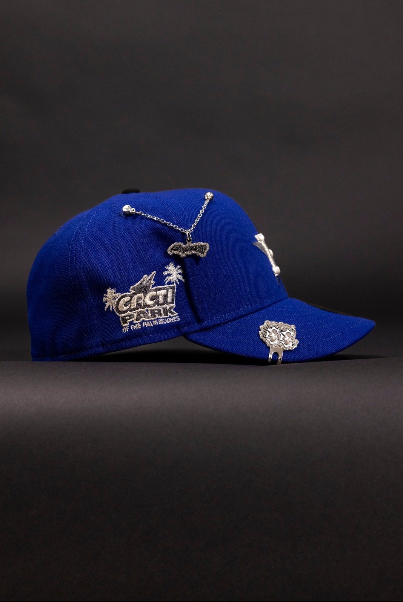NEW ERA EXCLUSIVE 59FIFTY DARK BLUE HOUSTON ASTROS W/ CACTI PARK SIDE PATCH