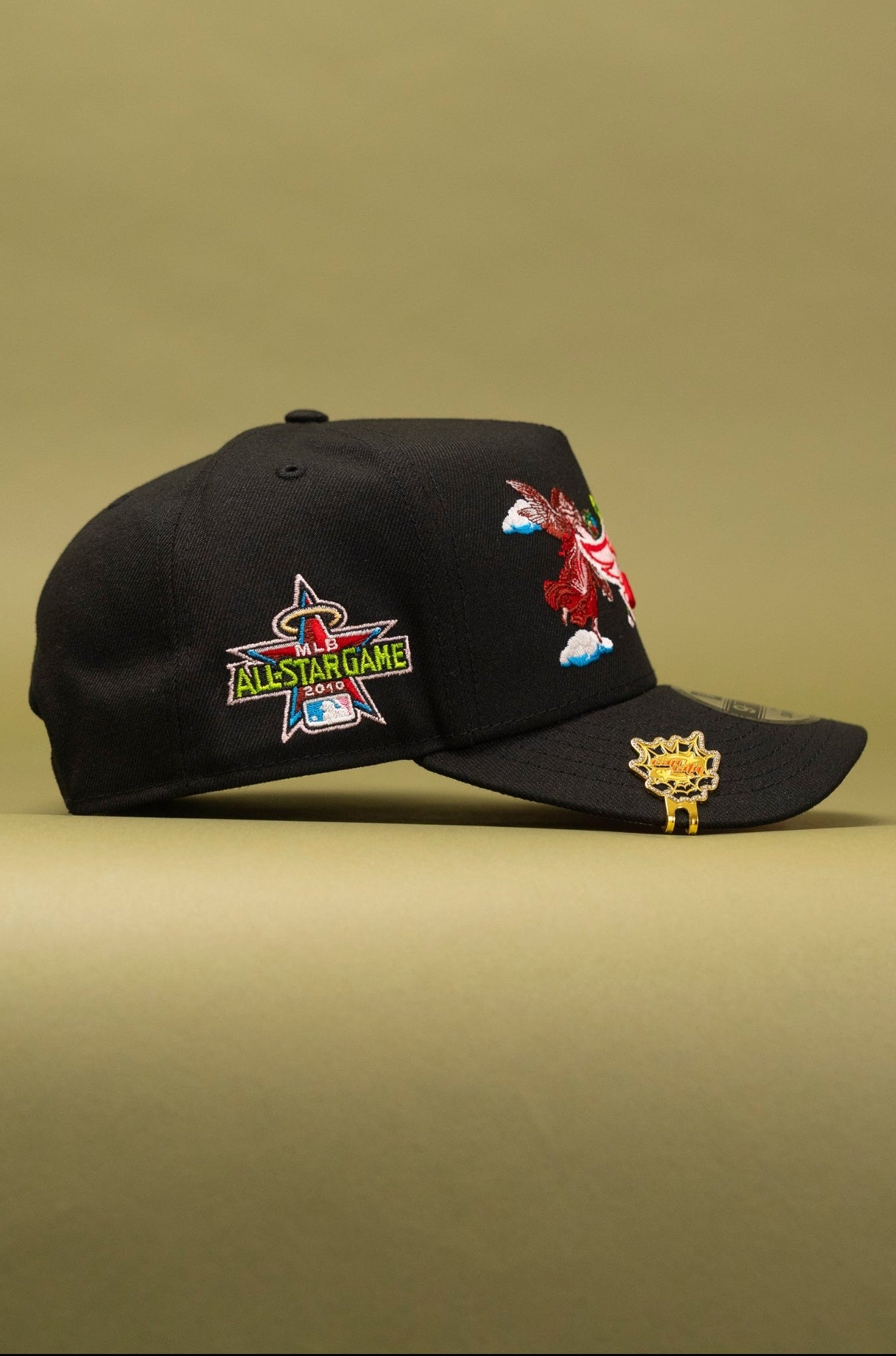 NEW ERA 9FIFTY A-FRAME BLACK ANAHEIM ANGELS "CITY OF ANGELS" W/ ALL STAR GAME SIDE PATCH