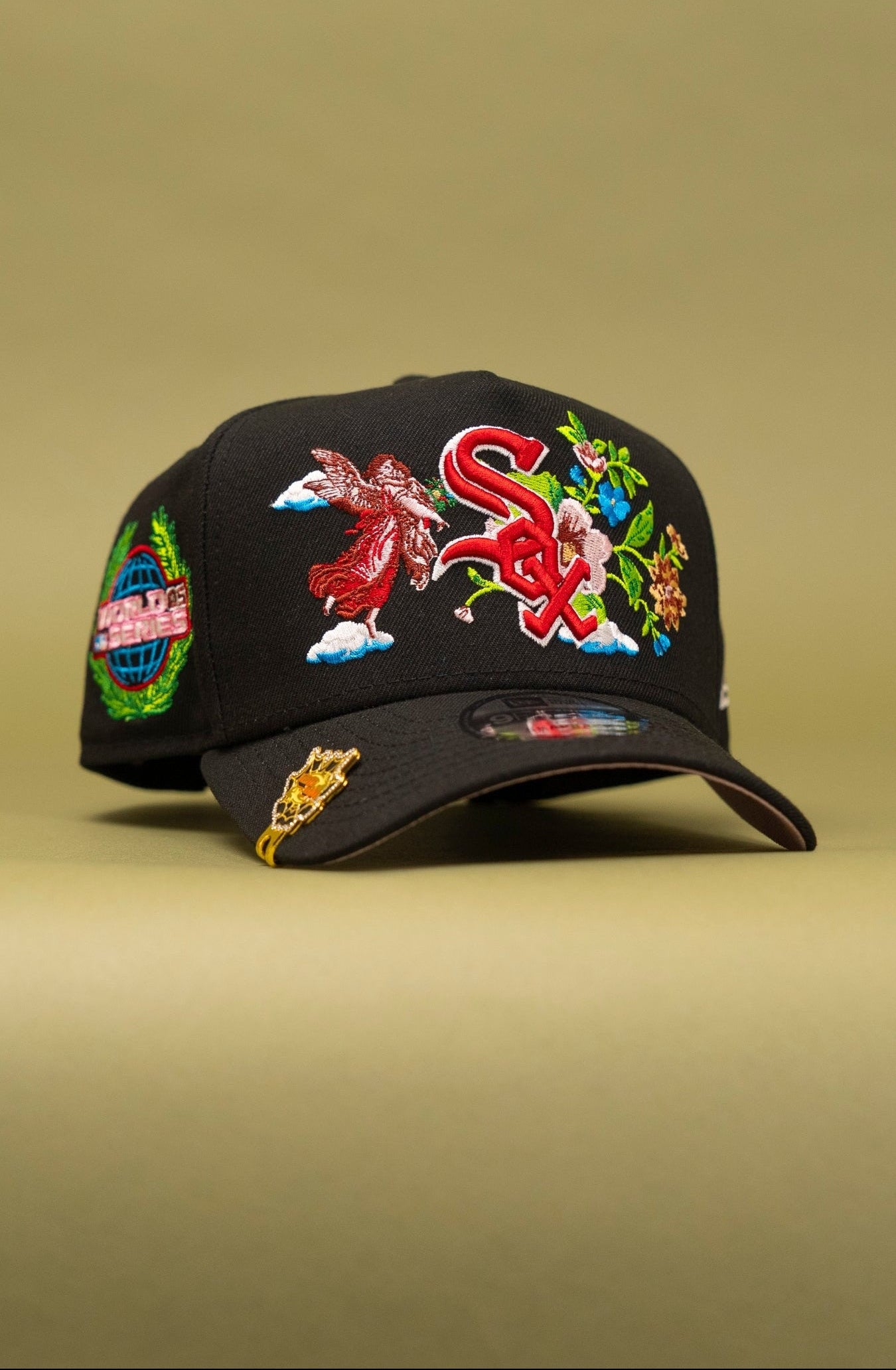 NEW ERA 9FIFTY A-FRAME BLACK CHICAGO WHITE SOX "CITY OF ANGELS" W/ WORLD SERIES SIDE PATCH