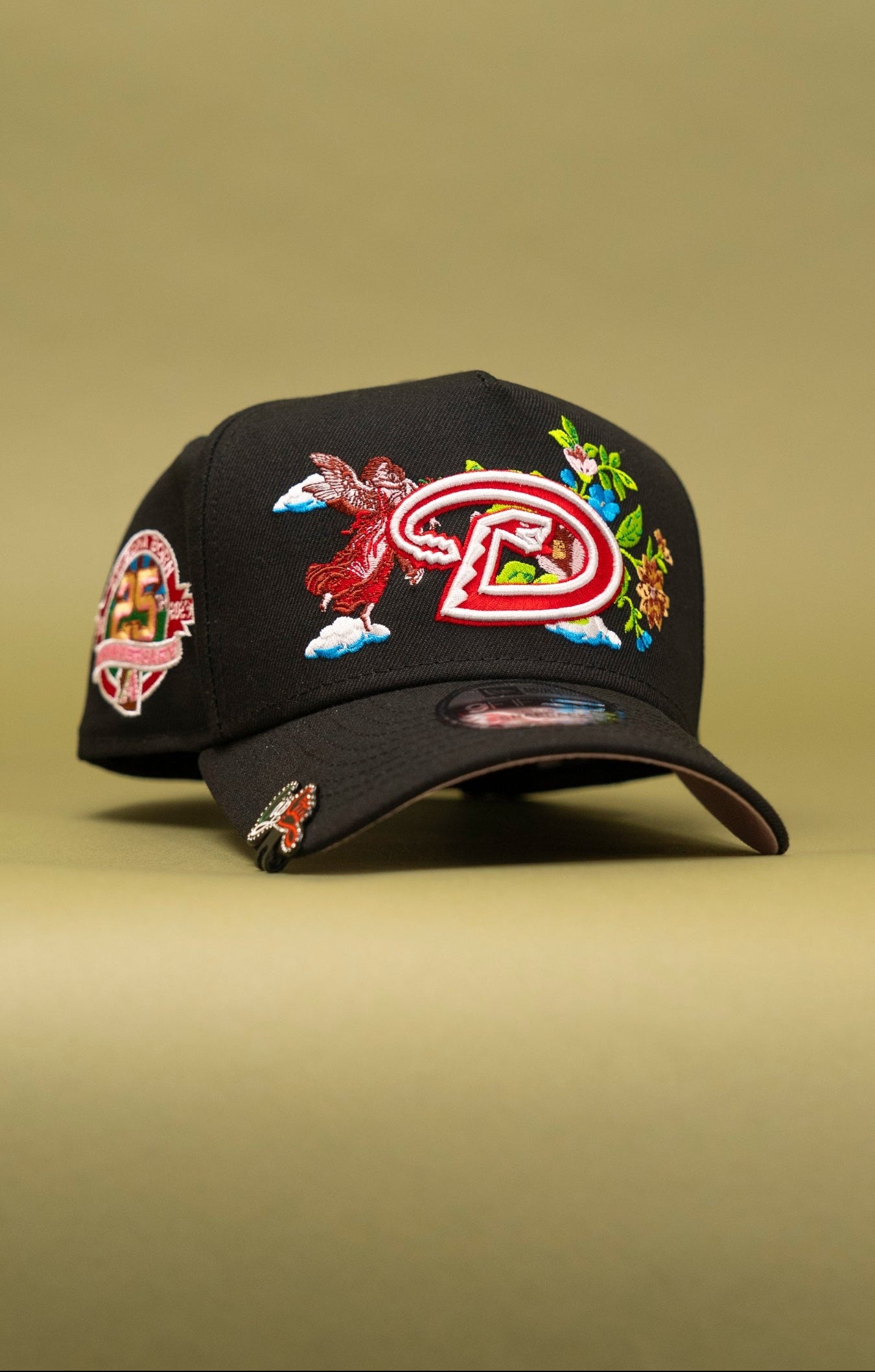 NEW ERA 9FIFTY A-FRAME BLACK ARIZONA DIAMONDBACKS "CITY OF ANGELS" W/ 25TH ANNIVERSARY SIDE PATCH
