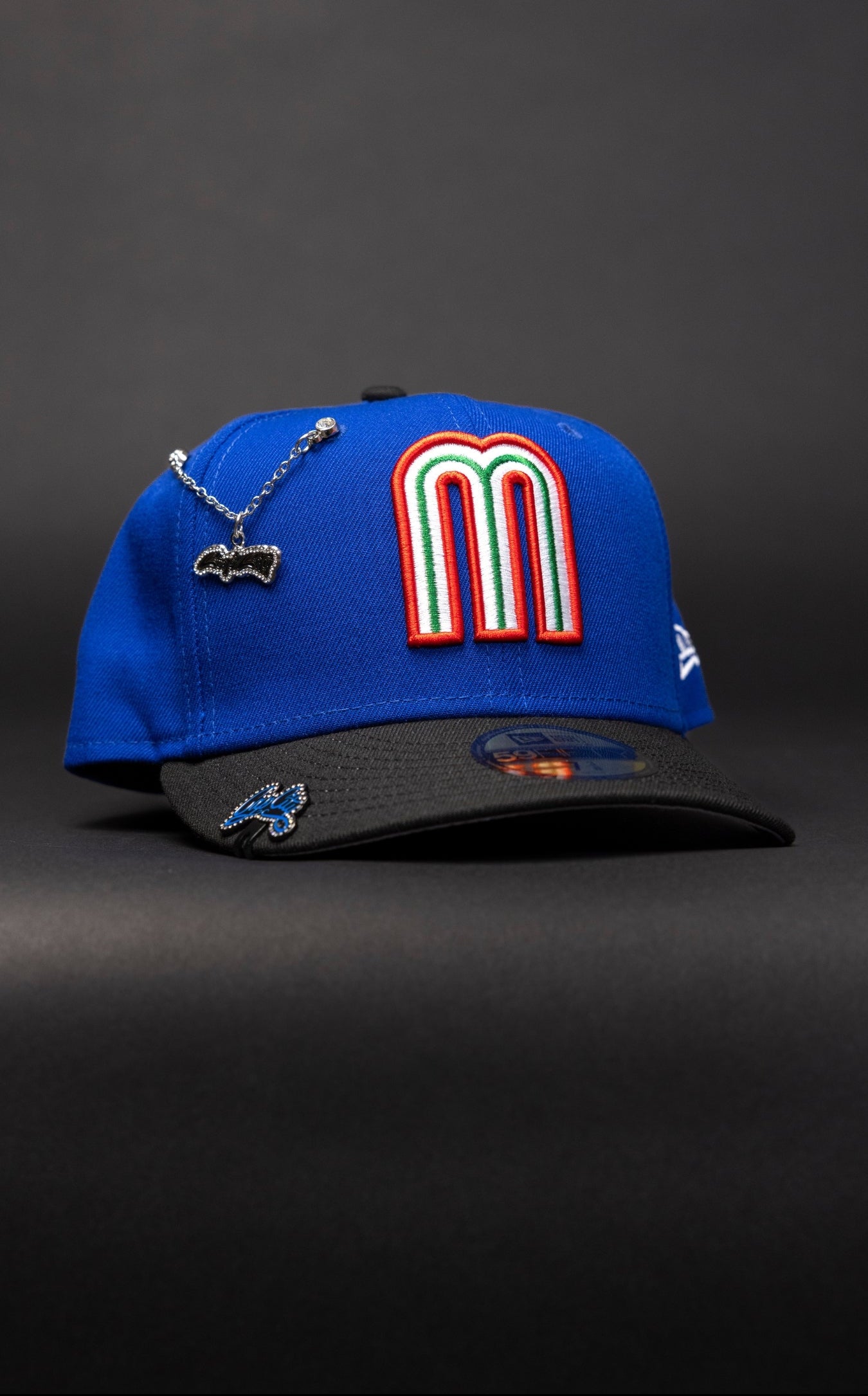 NEW ERA EXCLUSIVE 59FIFTY BLUE/BLACK 2025 WBC MEXICO TWO TONE