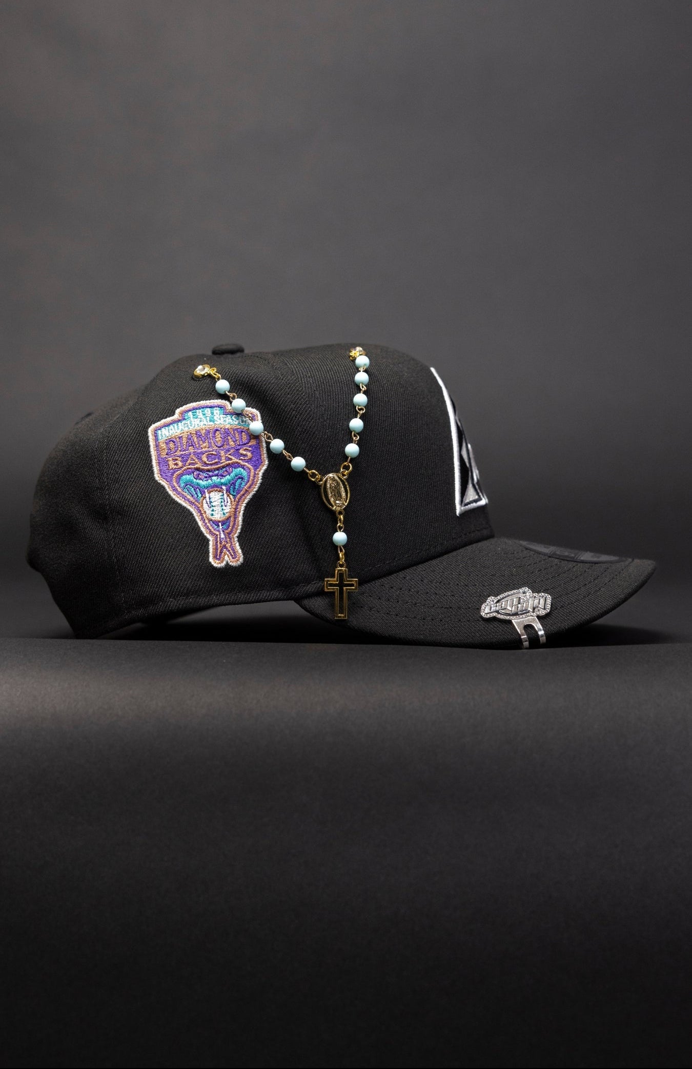 NEW ERA EXCLUSIVE 9FIFTY BLACK ARIZONA DIAMONDBACKS SNAPBACK W/ 1998 INAUGURAL SEASON SIDE PATCH