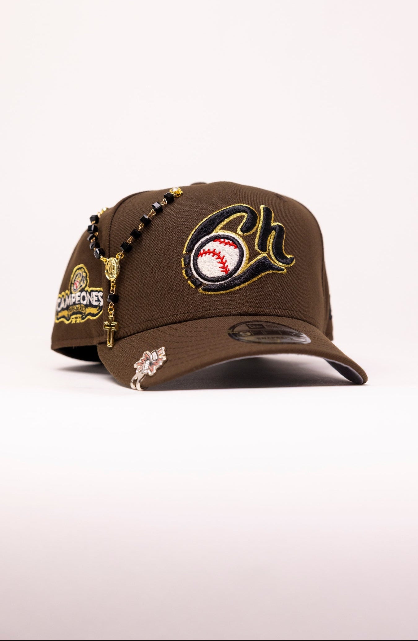 NEW ERA EXCLUSIVE 9FIFTY BROWN CHARROS DE JALISCO SNAPBACK W/ CAMPEONES SIDE PATCH