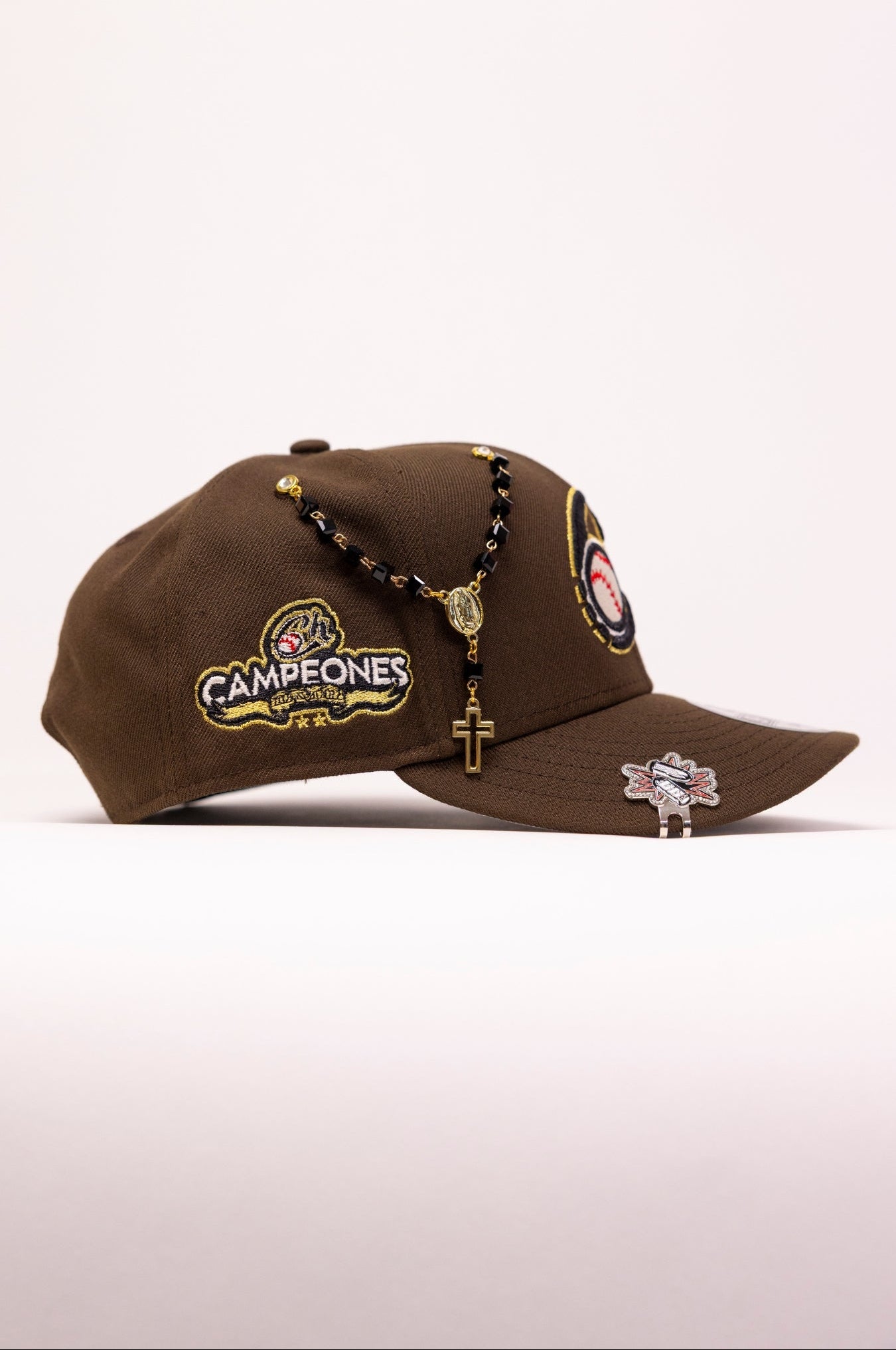 NEW ERA EXCLUSIVE 9FIFTY BROWN CHARROS DE JALISCO SNAPBACK W/ CAMPEONES SIDE PATCH