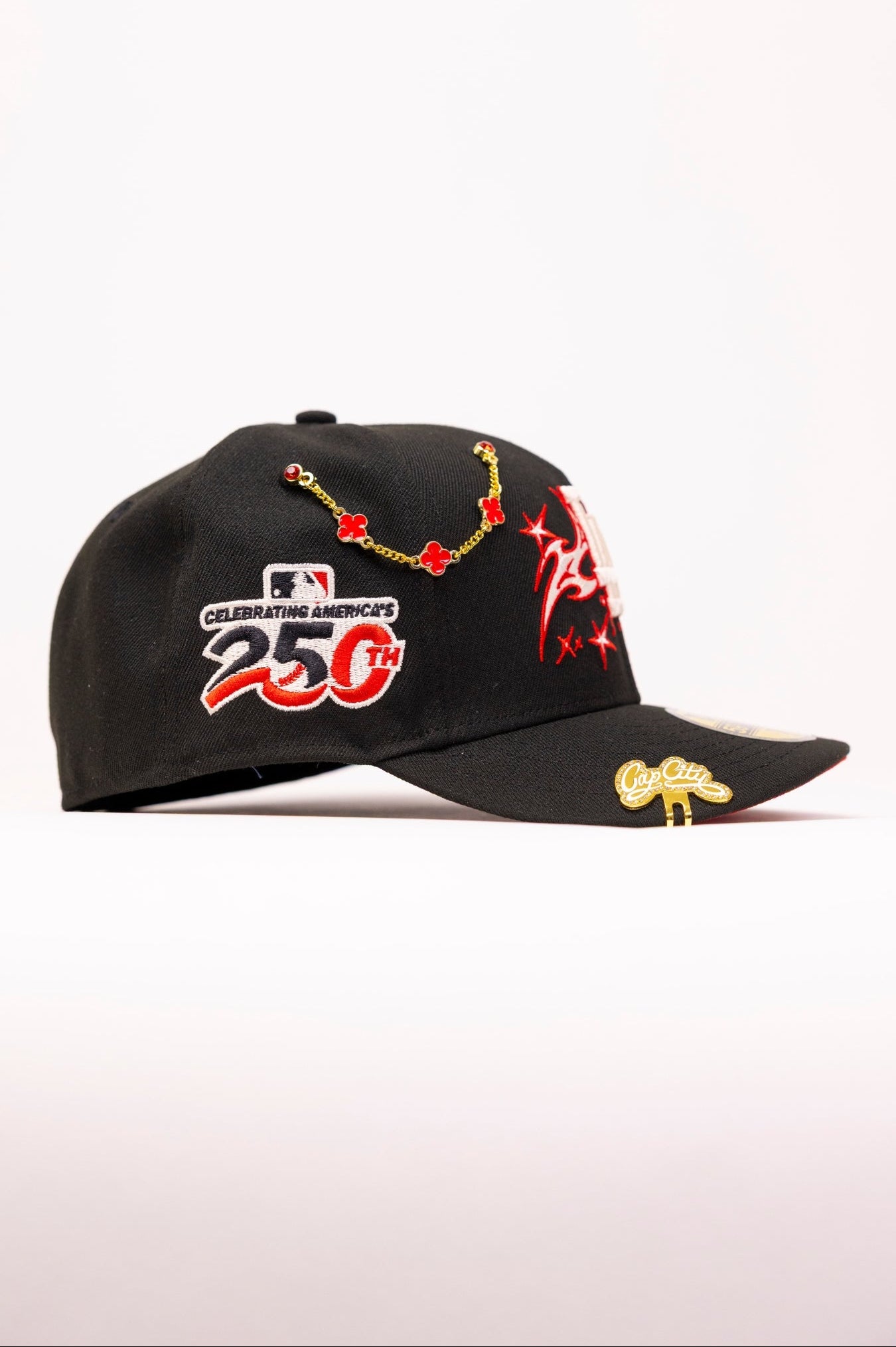NEW ERA EXCLUSIVE 59FIFTY LOS ANGELES DODGERS W/ EMBROIDERY + 250TH ANNIVERSARY SIDE PATCH