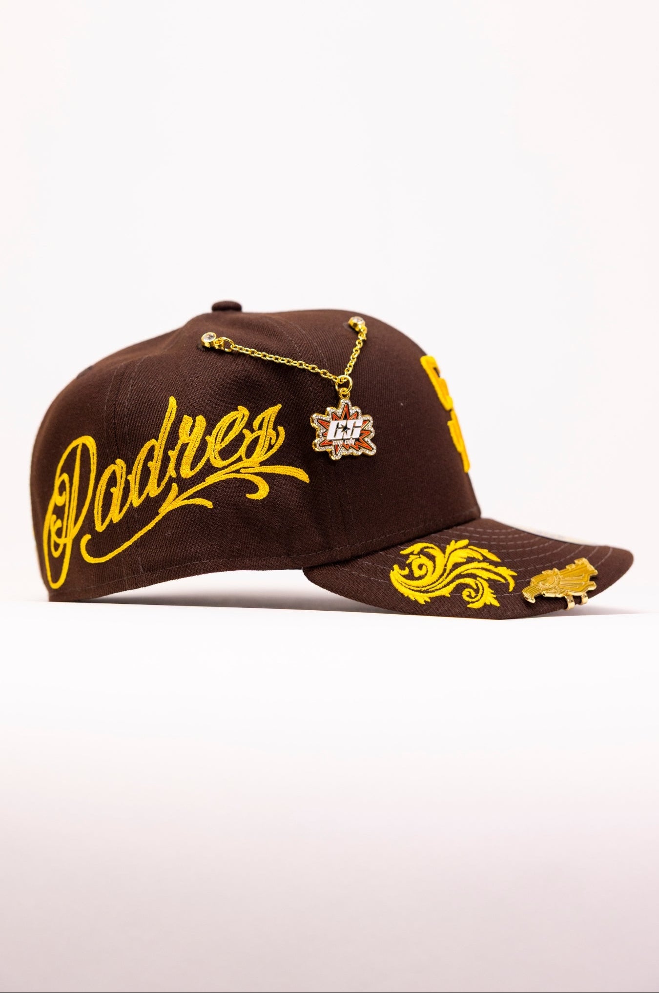 NEW ERA EXCLUSIVE 59FIFTY BROWN SAN DIEGO PADRES W/ EMBROIDERY