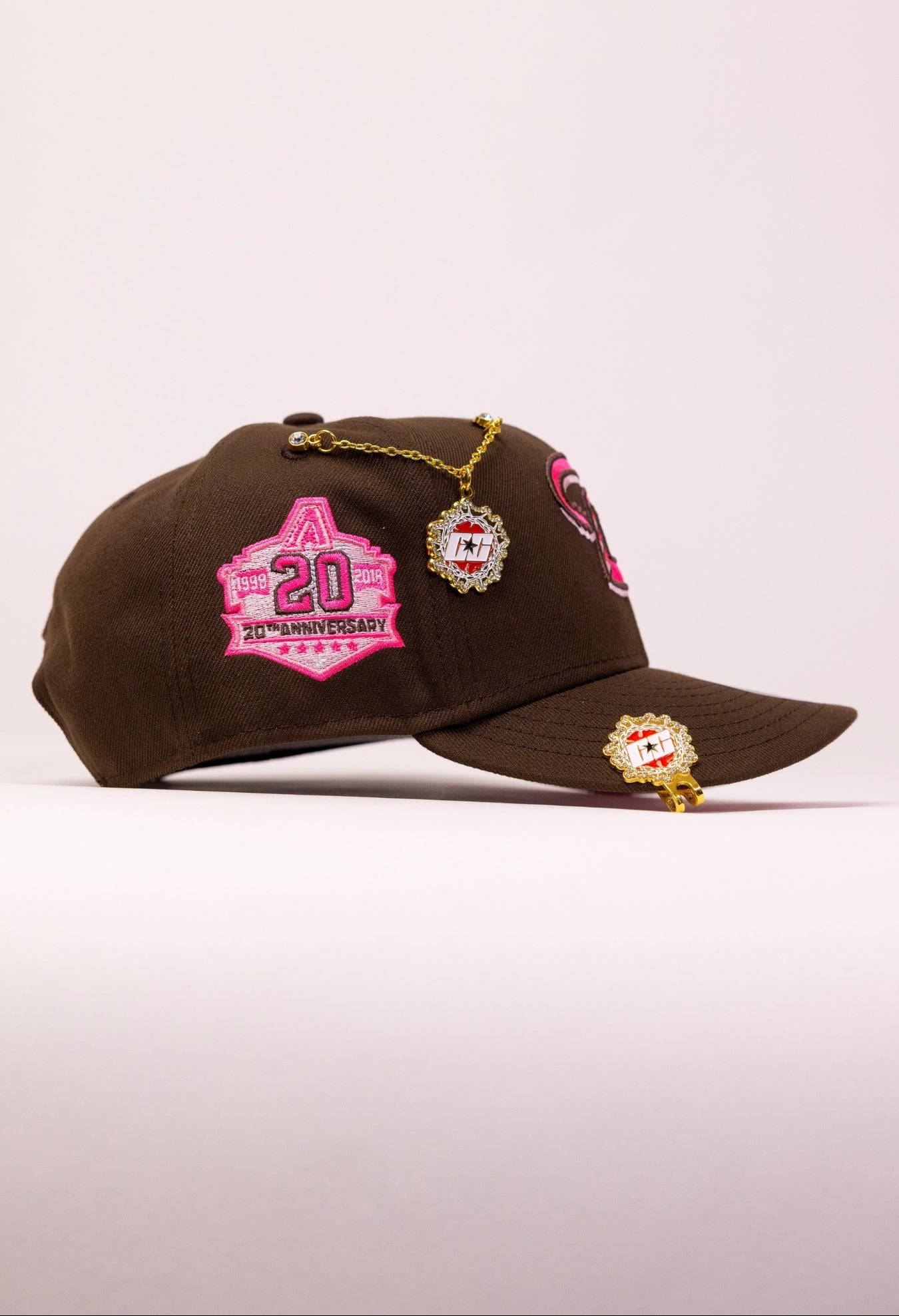 NEW ERA EXCLUSIVE 9FIFTY BROWN ARIZONA DIAMONDBACKS SNAPBACK W/ 20TH ANNIVERSARY SIDE PATCH