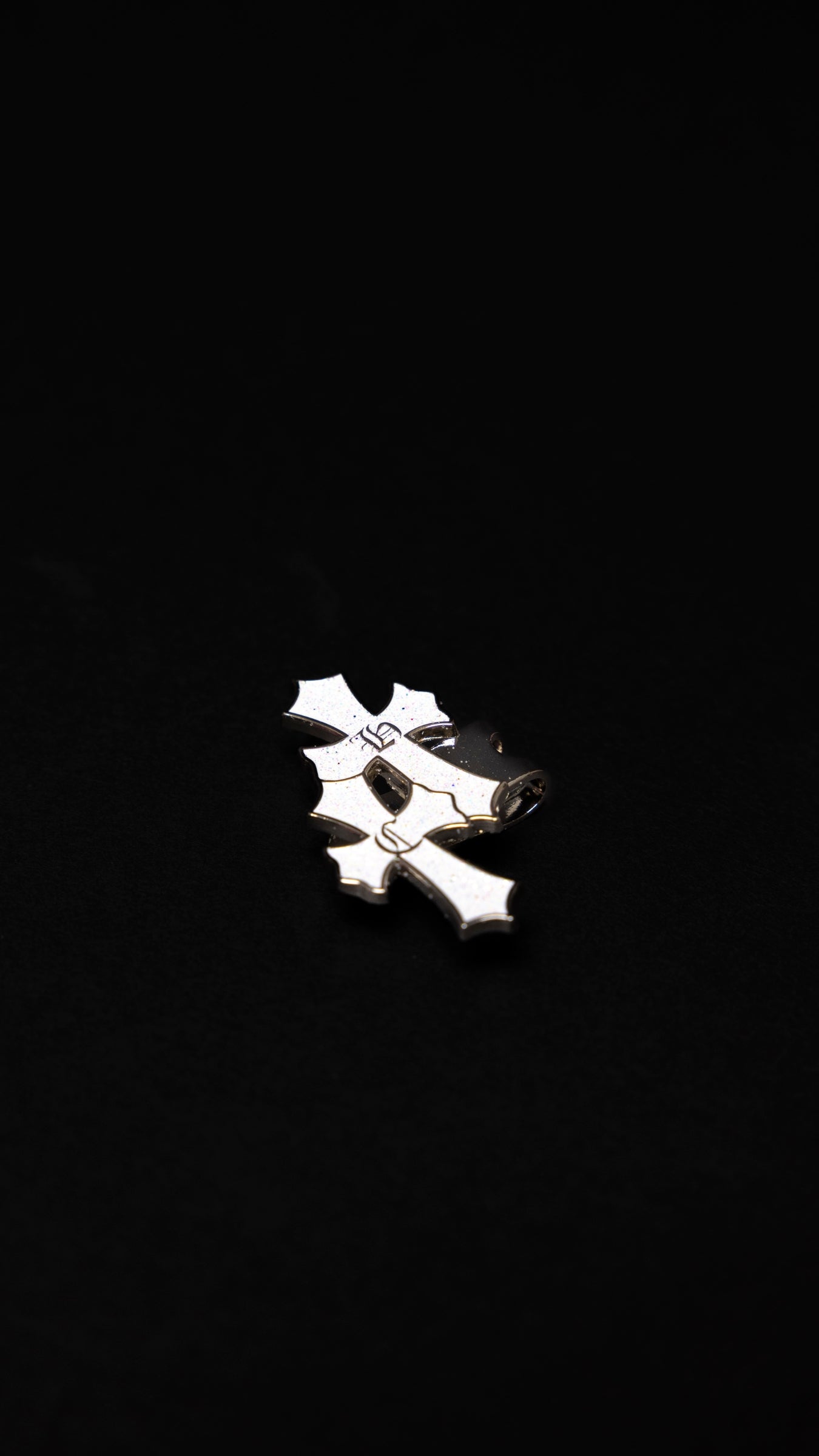 *NEW PEARL WHITE "TWIN CRUCIFIX" EXCLUSIVE BLIP VERY LIMITED