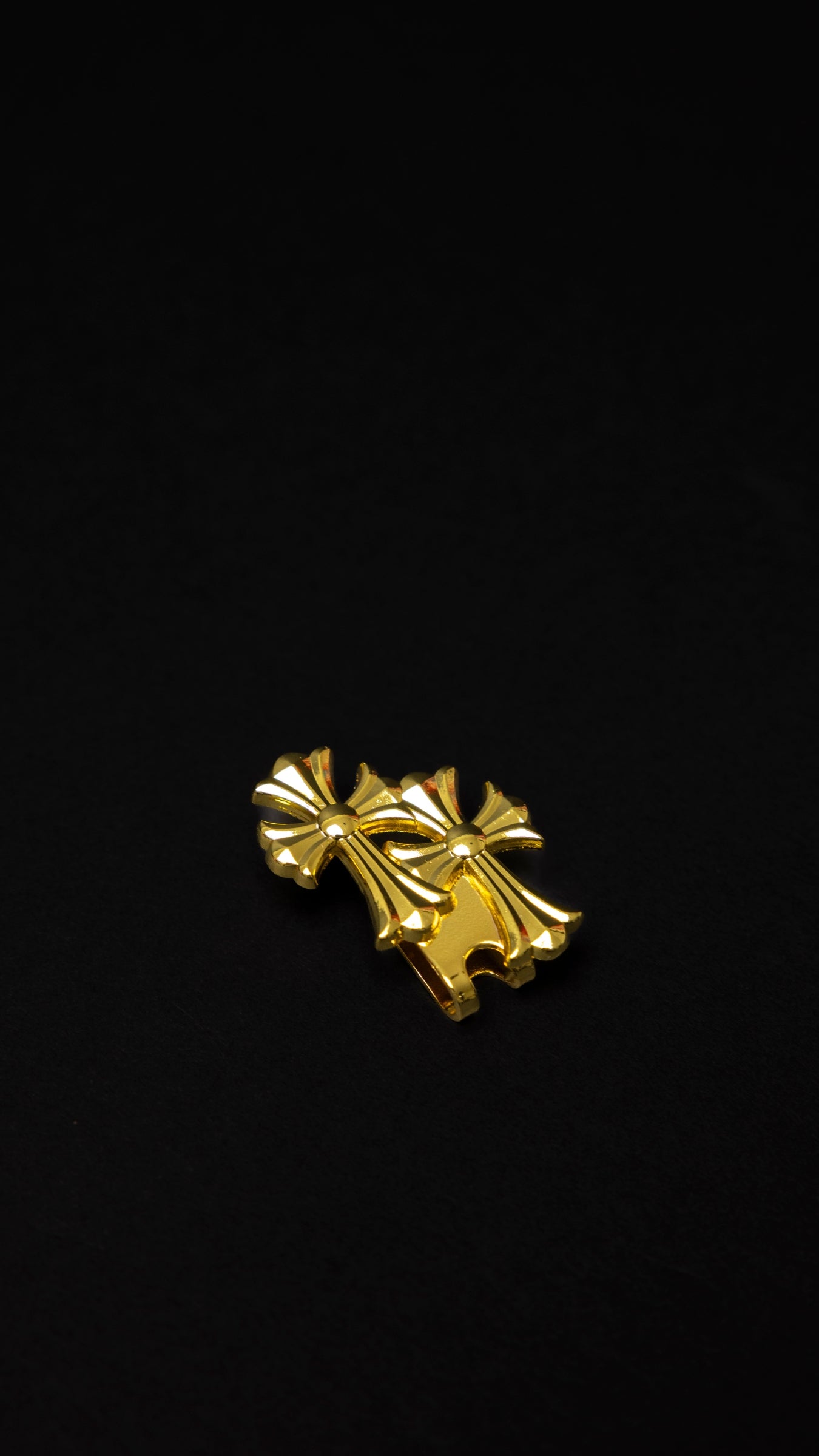 *NEW GOLD "TWIN CRUCIFIX" EXCLUSIVE BLIP VERY LIMITED