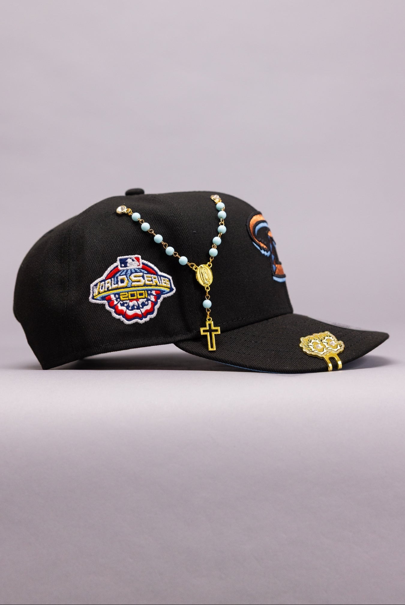 NEW ERA EXCLUSIVE 9FIFTY BLACK ARIZONA DIAMONDBACKS SNAPBACK W/ 2001 WORLD SERIES SIDE PATCH