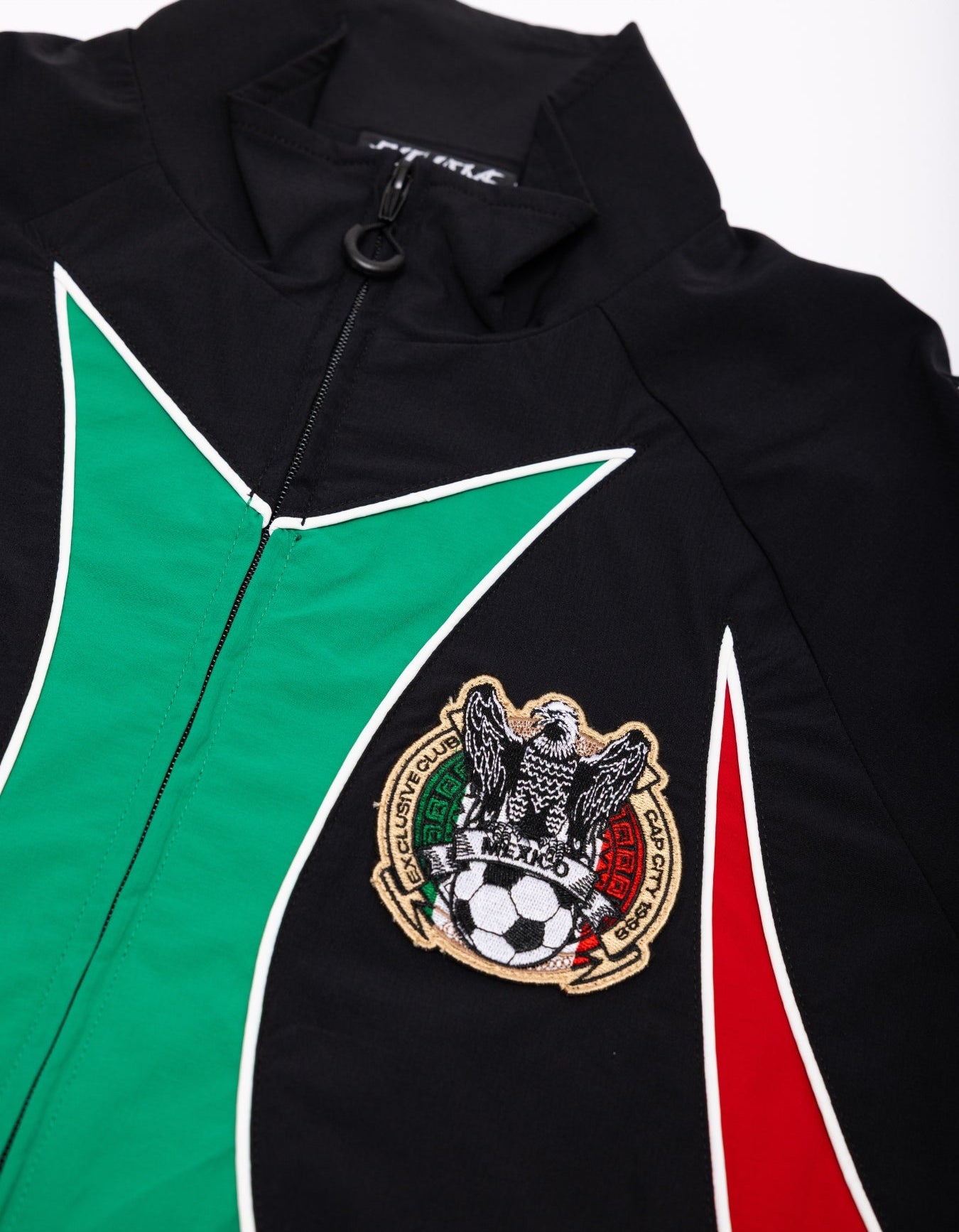 CAP CITY BLACK/GREEN MEXICO TRACK JACKET