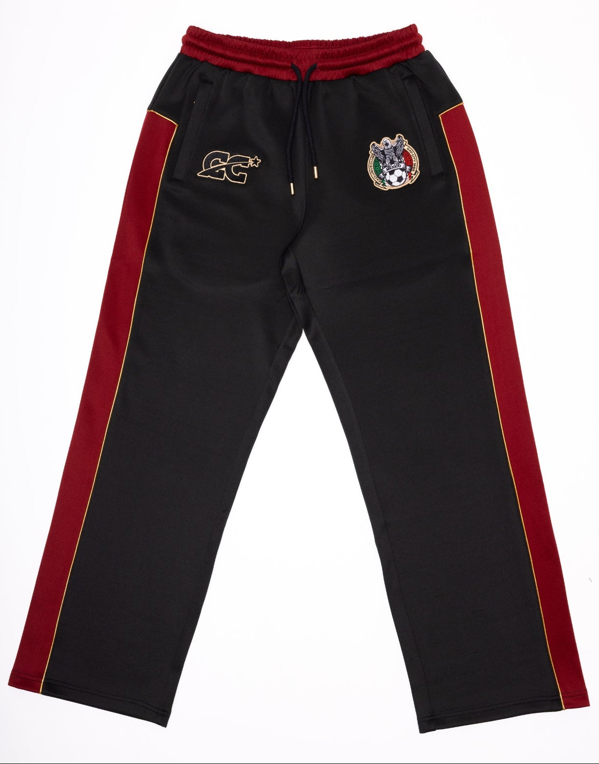 CAP CITY RED/BLACK MEXICO TRACK PANTS