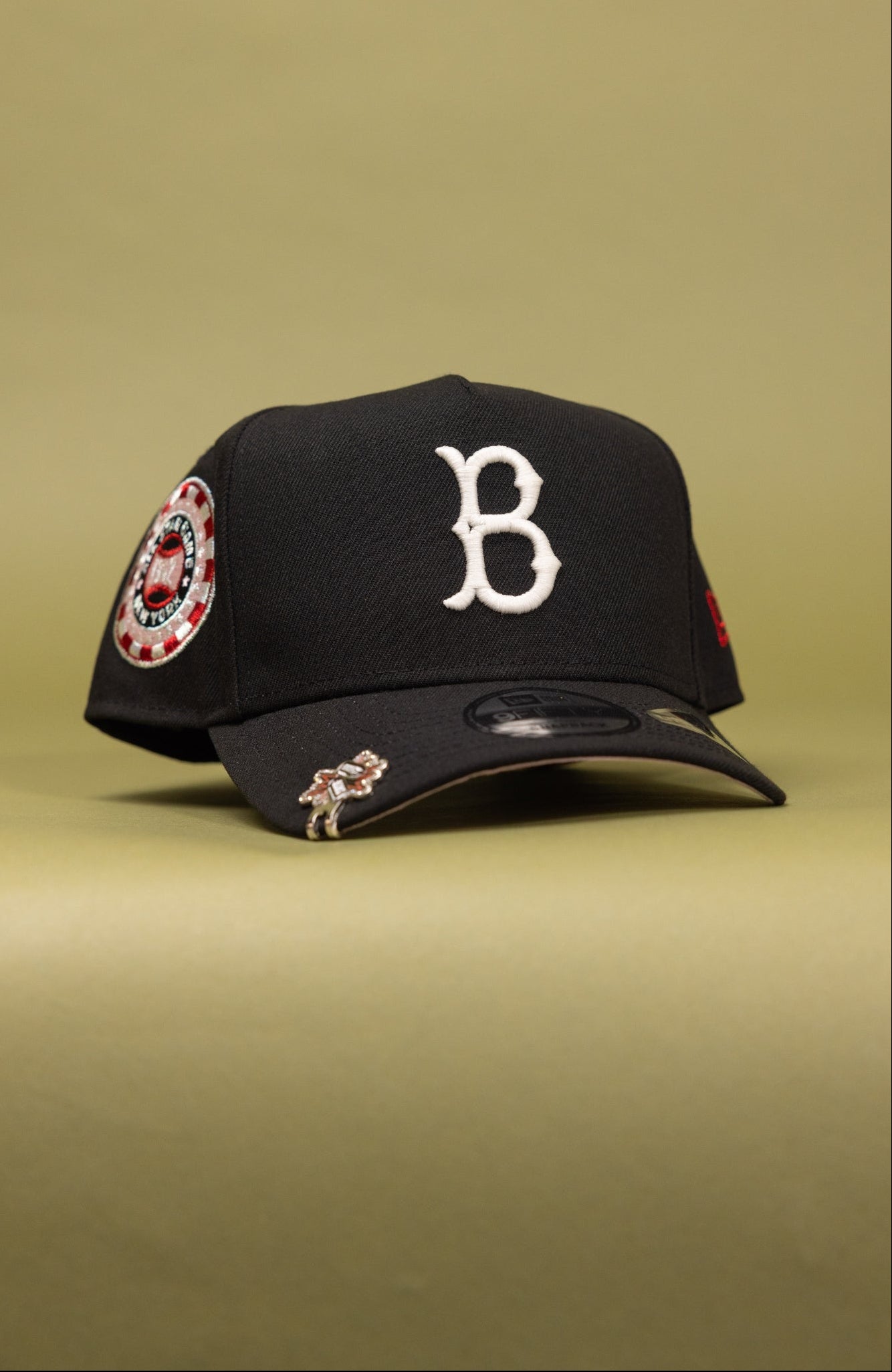 NEW ERA 9FIFTY A-FRAME BLACK BROOKLYN DODGERS W/ ALL STAR GAME SIDE PATCH