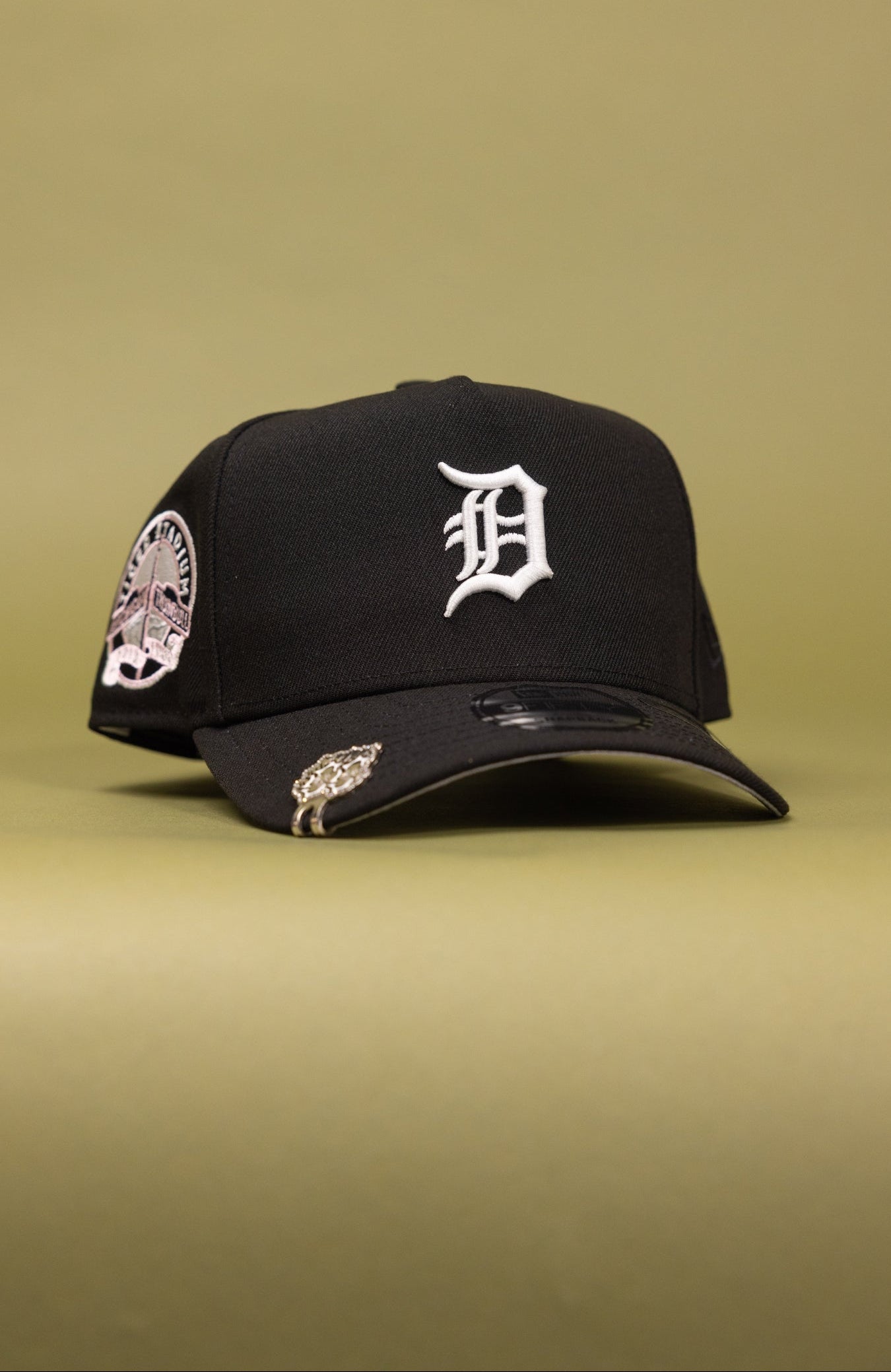 NEW ERA 9FIFTY A-FRAME BLACK DETROIT TIGERS W/ TIGER STADIUM SIDE PATCH