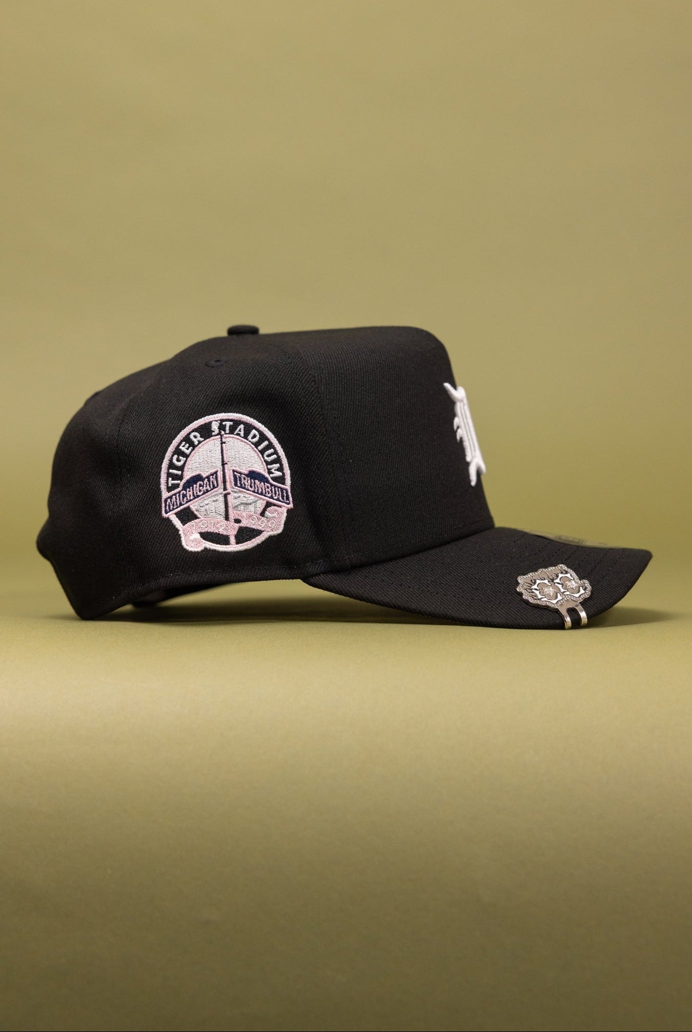 NEW ERA 9FIFTY A-FRAME BLACK DETROIT TIGERS W/ TIGER STADIUM SIDE PATCH