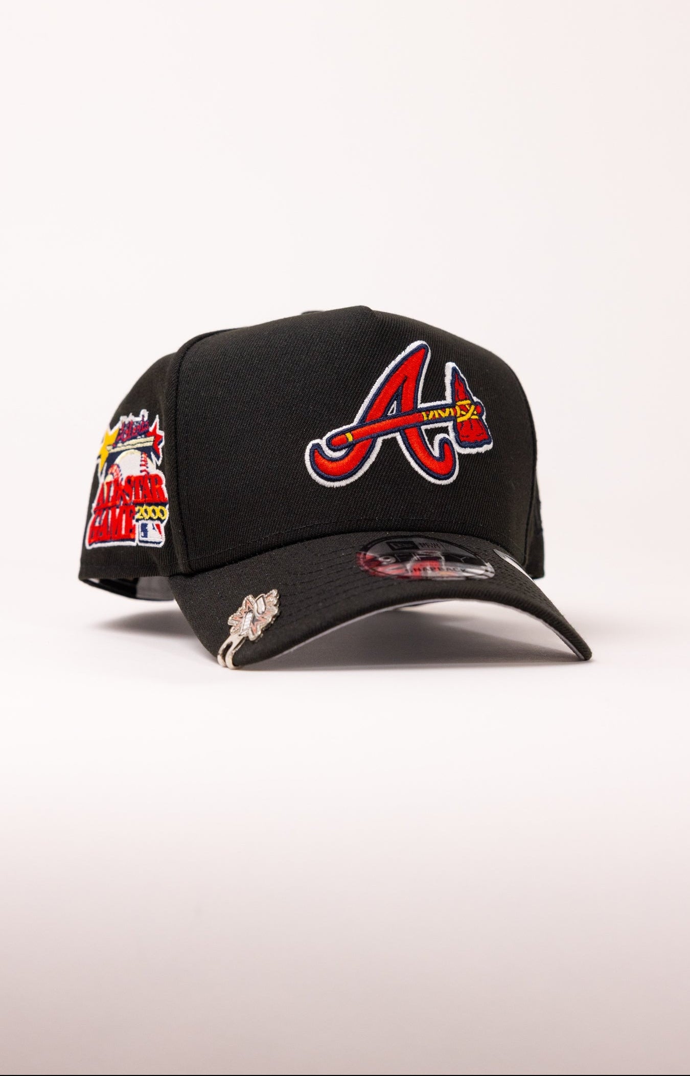 NEW ERA 9FIFTY A-FRAME BLACK ATLANTA BRAVES W/ 2000 ALL STAR GAME SIDE PATCH