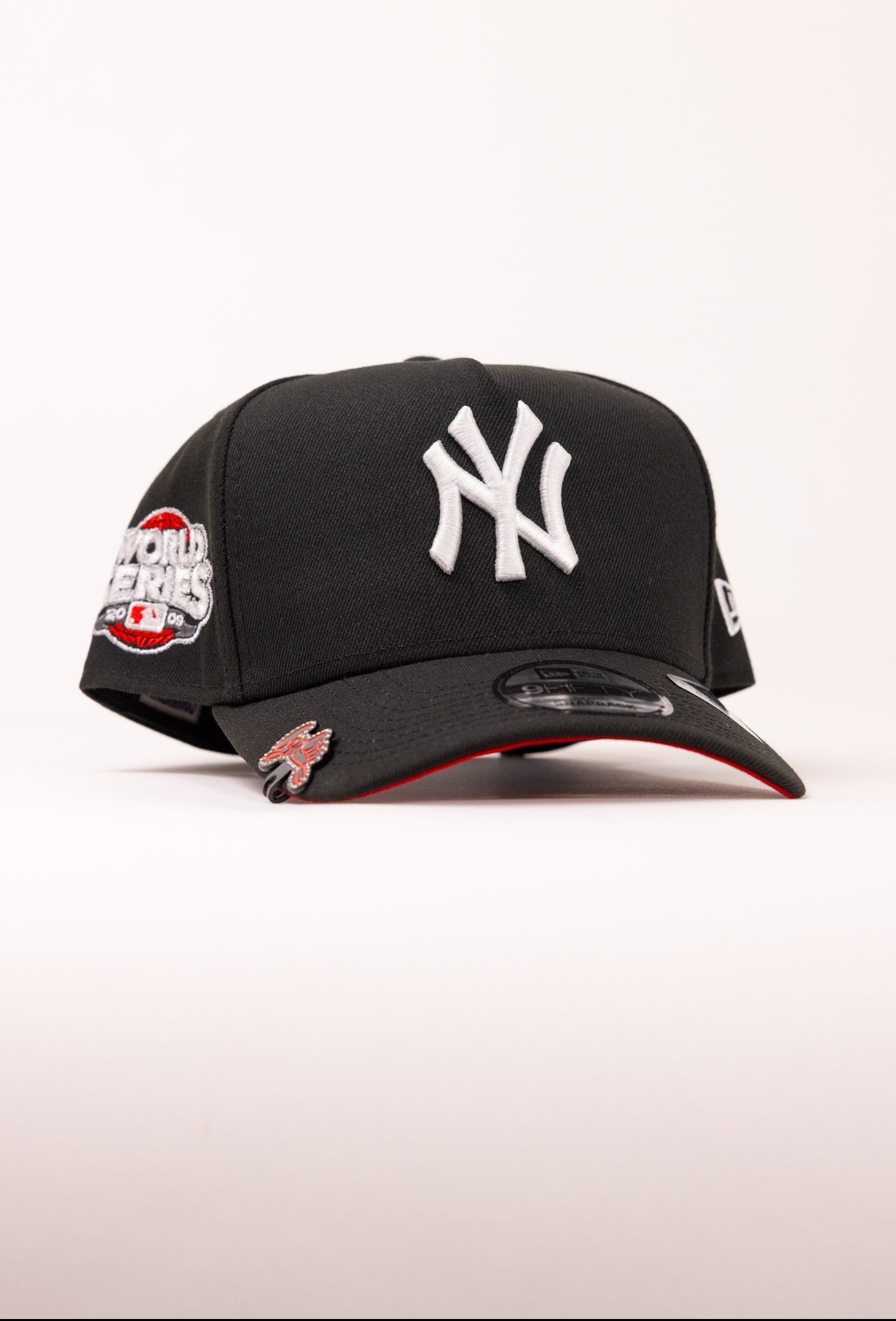 NEW ERA 9FIFTY A-FRAME BLACK NEW YORK YANKEES W/ WORLD SERIES SIDE PATCH