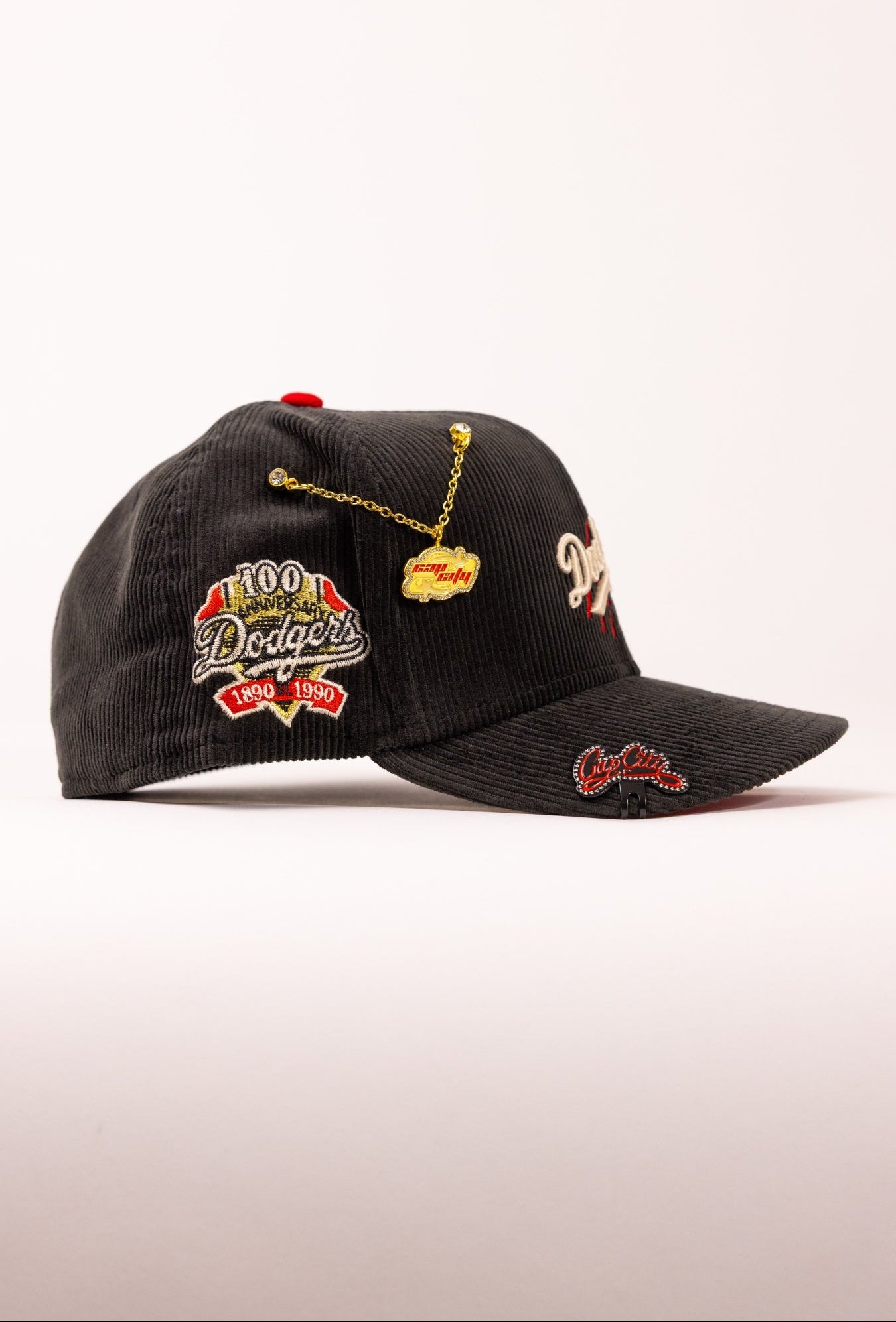NEW ERA EXCLUSIVE 59FIFTY CORDUROY LOS ANGELES DODGERS W// 100TH ANNIVERSARY SIDE PATCH