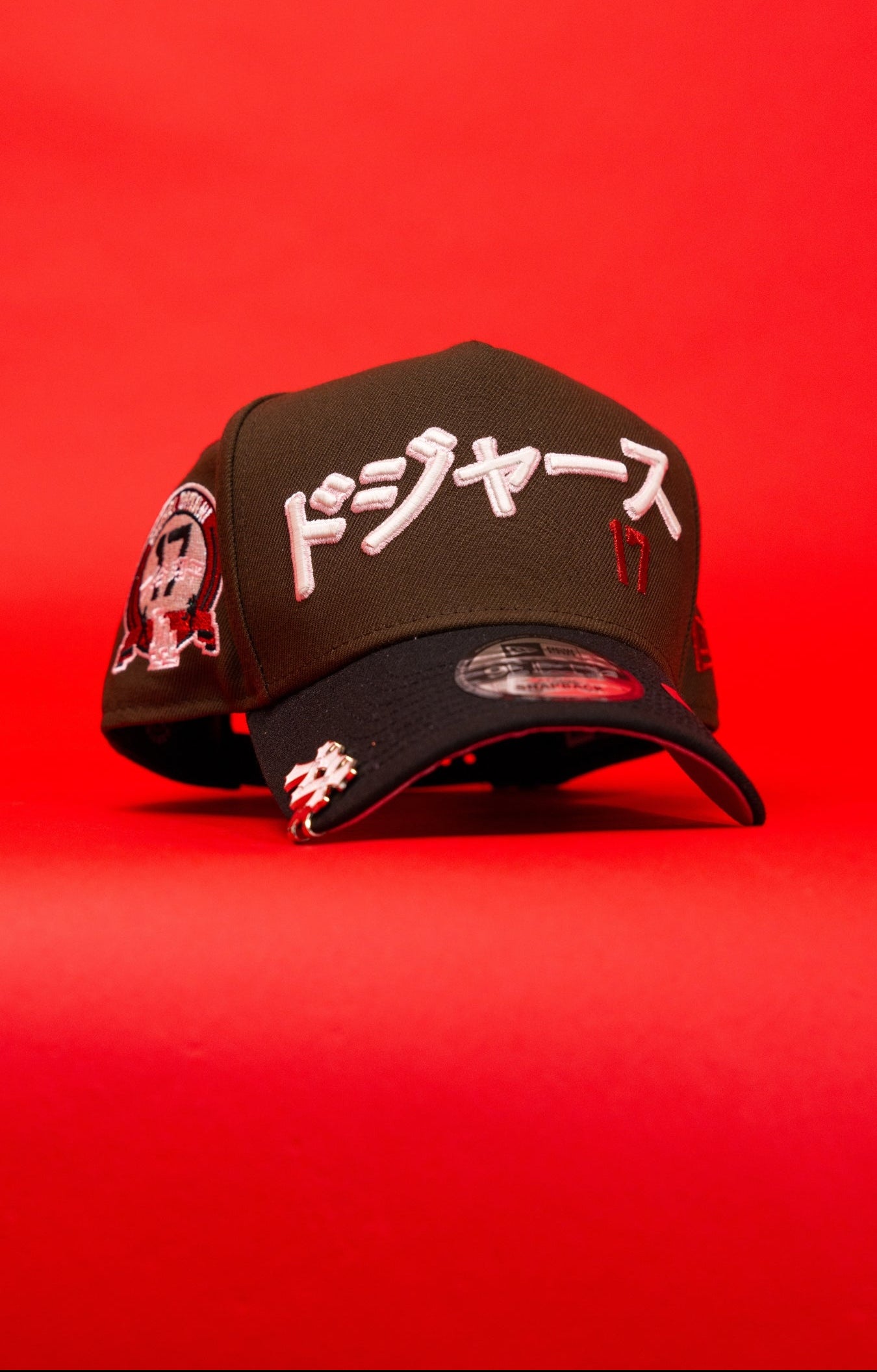 NEW ERA 9FIFTY A-FRAME BROWN/BLACK LOS ANGELES DODGERS JAPANESE SCRIPT W/ SHOHEI OHTANI SIDE PATCH