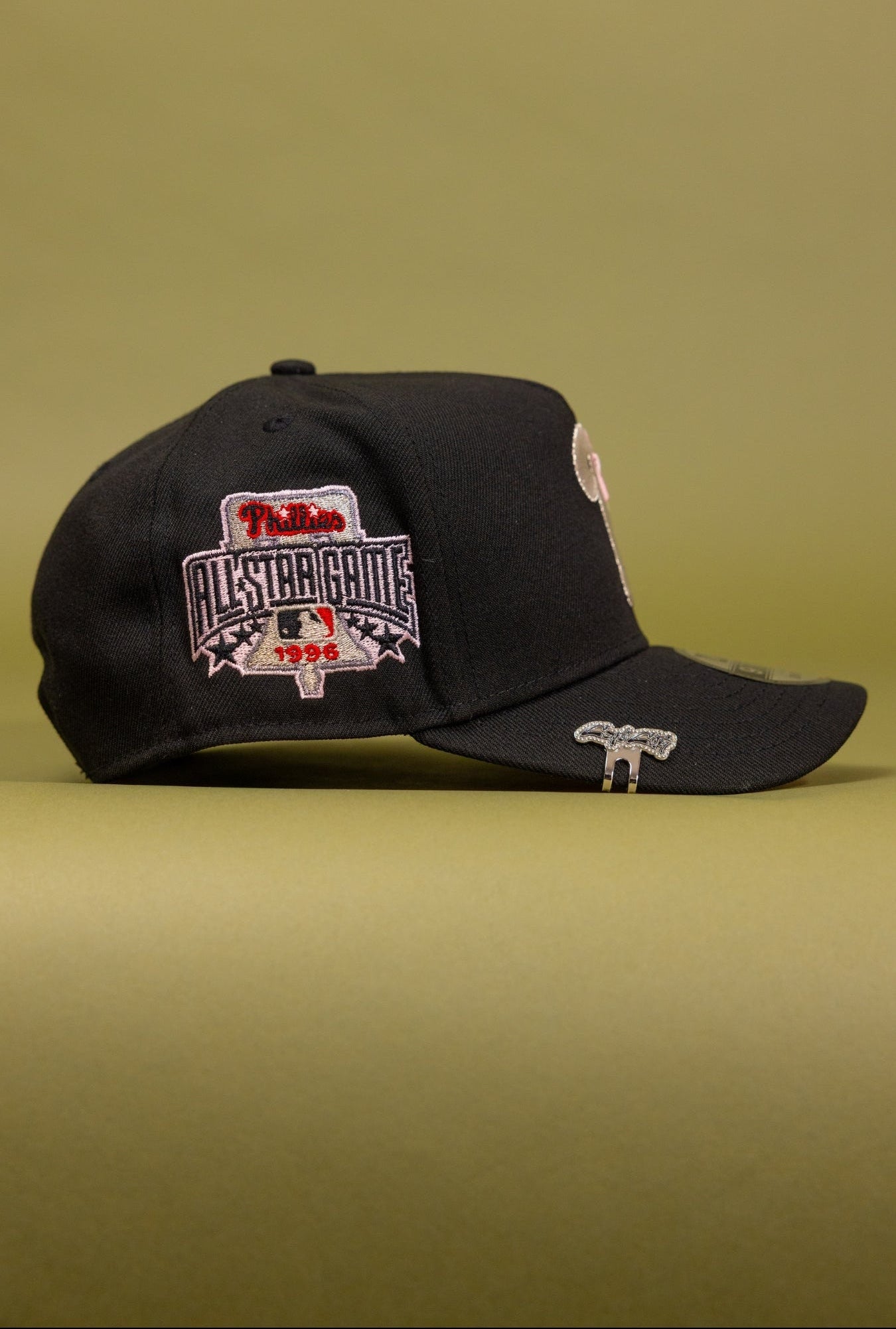NEW ERA 9FIFTY A-FRAME BLACK PHILADELPHIA PHILLIES SNAPBACK W/ ALL STAR GAME SIDE PATCH