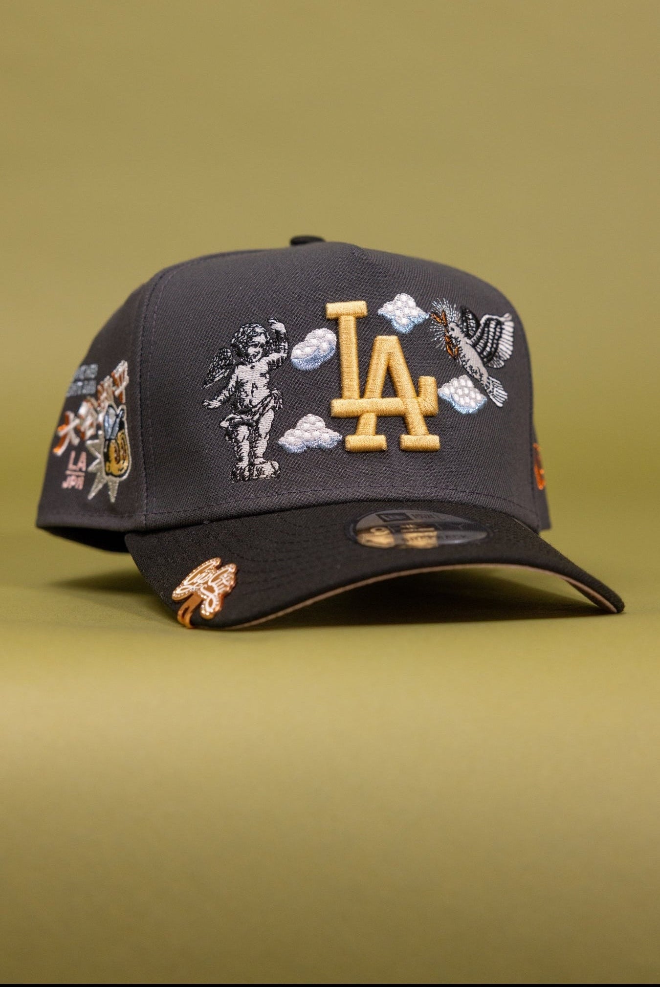NEW ERA 9FIFTY A-FRAME DARK GREY/BLACK LOS ANGELES DODGERS "HEAVENLY CITY" W/ SHOHEI OHTANI SIDE PATCH