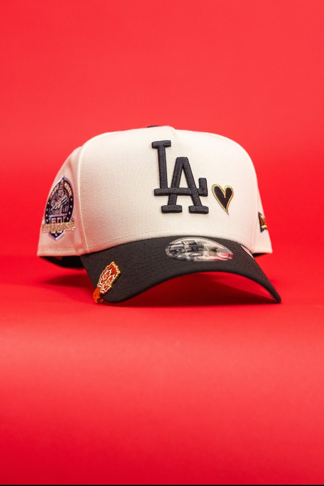 Newera 9fifty ロサンゼルスドジャース 60thアニバーサリー New Era Exclusive 9Fifty A-Frame Chrome/Black Los Angeles Dodgers Snap