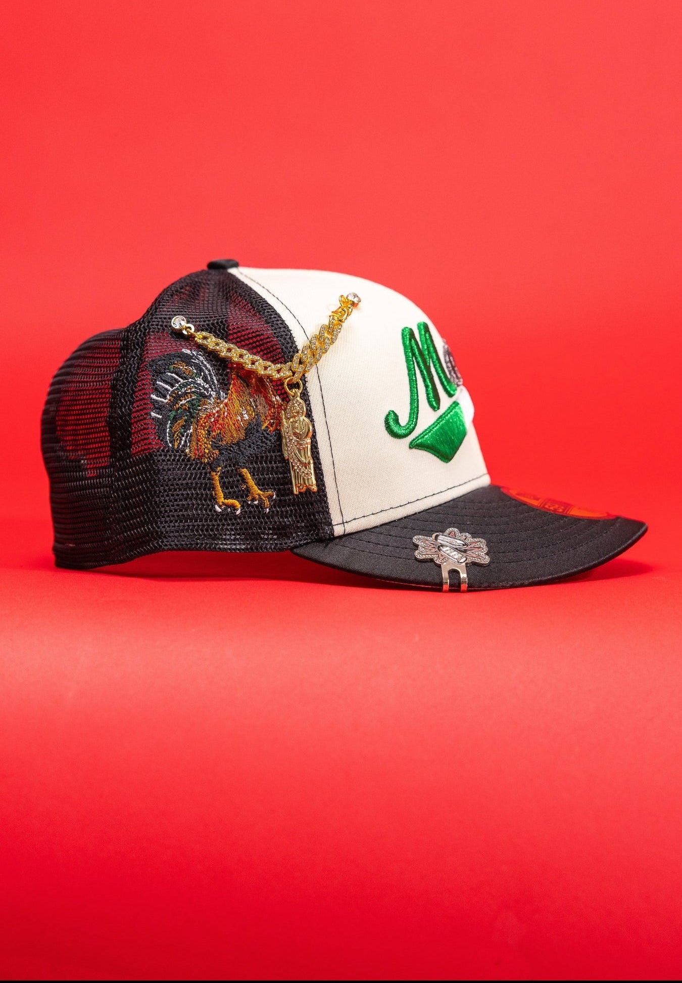 NEW ERA EXCLUSIVE 59FIFTY CHROME/SATIN 2026 WBC MEXICO MESHBACK W/ EL GALLO SIDE PATCH