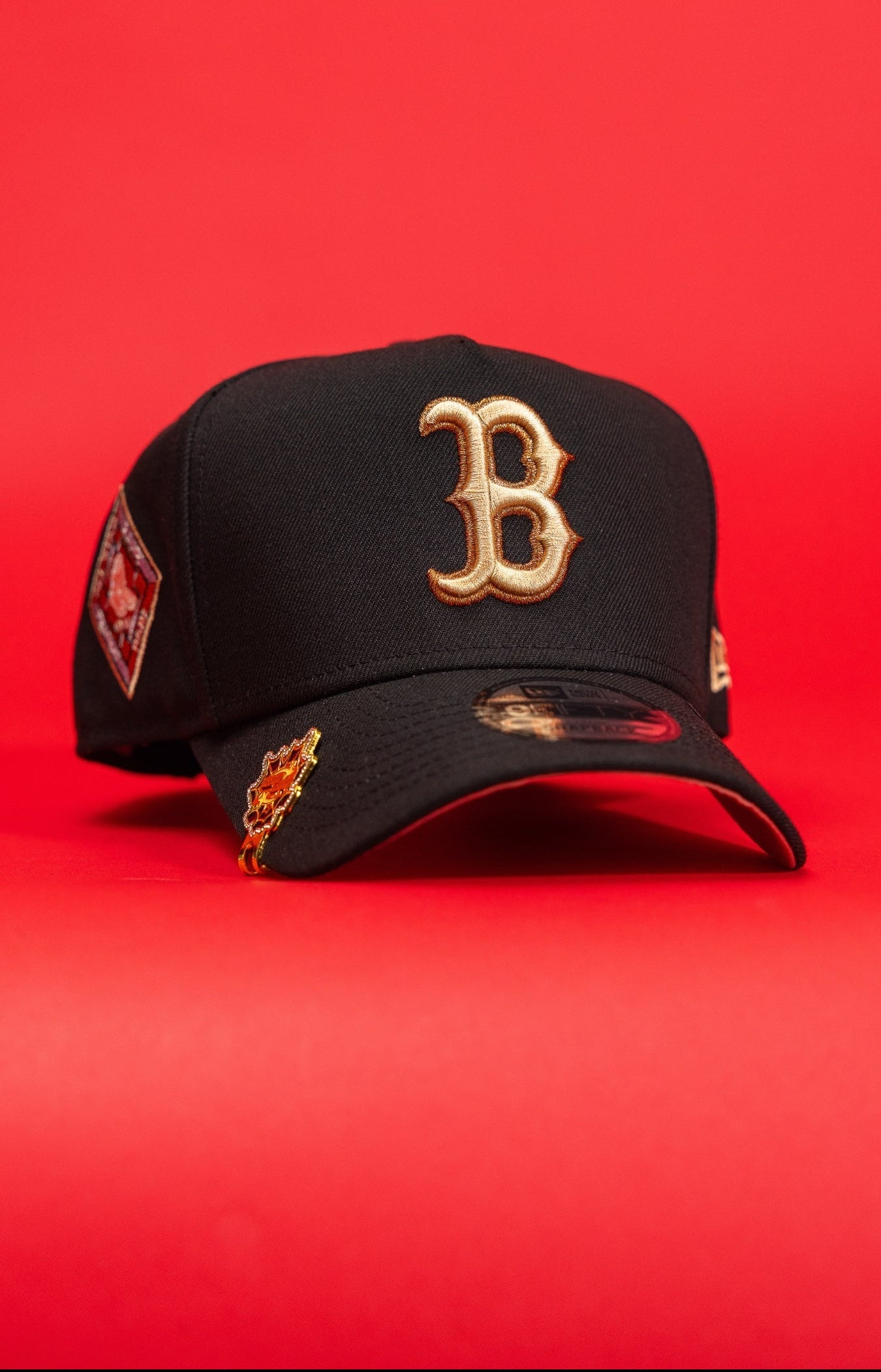 New Era Exclusive 9Fifty A-Frame Black Boston Red Sox Snapback W/ 1946 All Star Game Side Patch