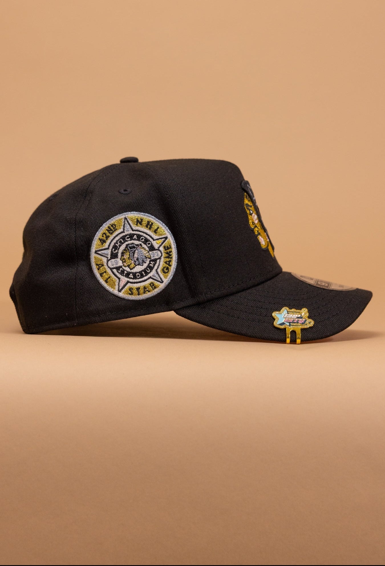 New Era 9Fifty A-Frame Black Chicago Blackhawks Snapback W/ Chicago Stadium Side Patch