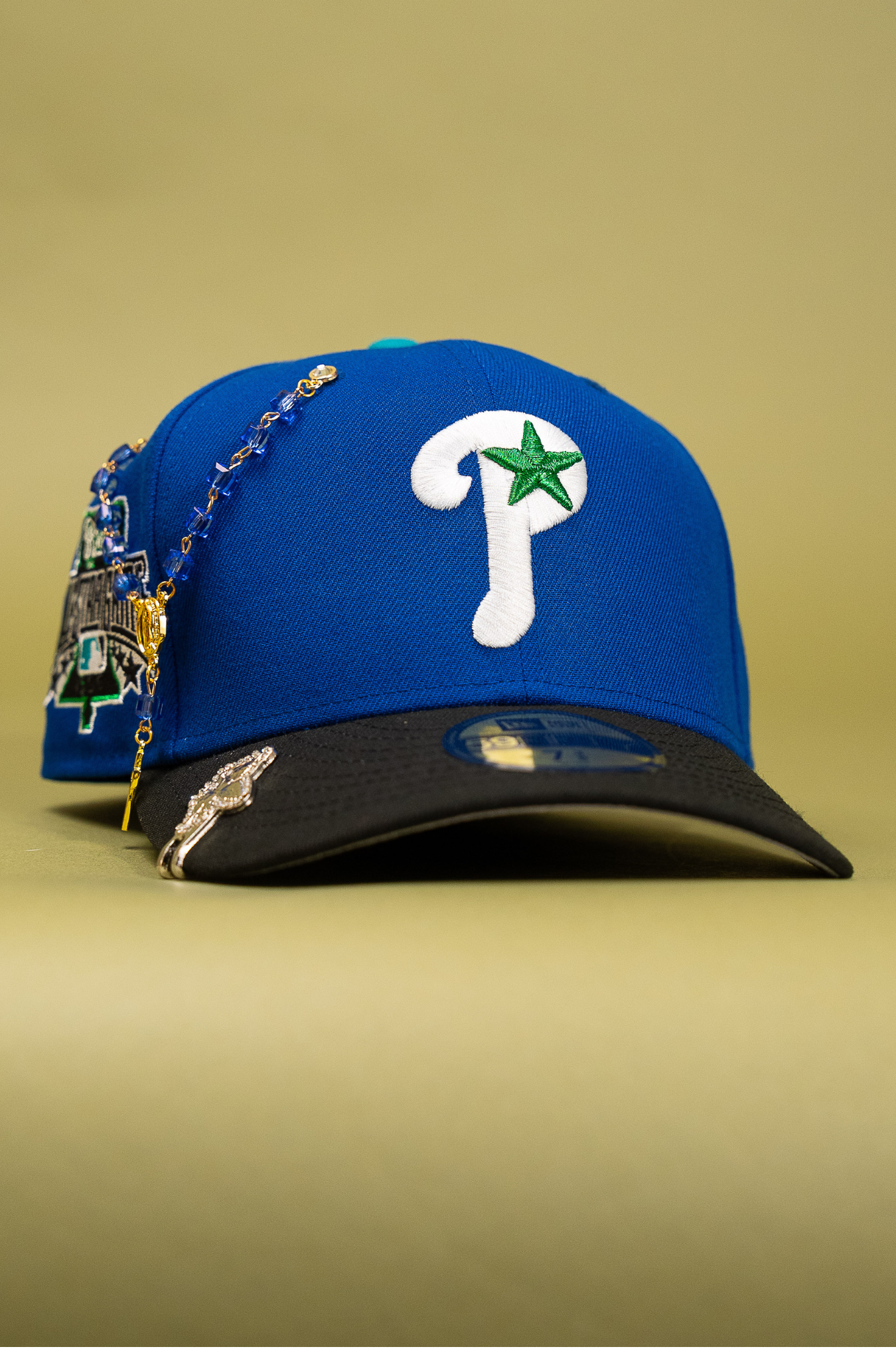 New Era Exclusive 59Fifty Blue/Black Philadelphia Phillies W/ 1996 All Star Game Patch