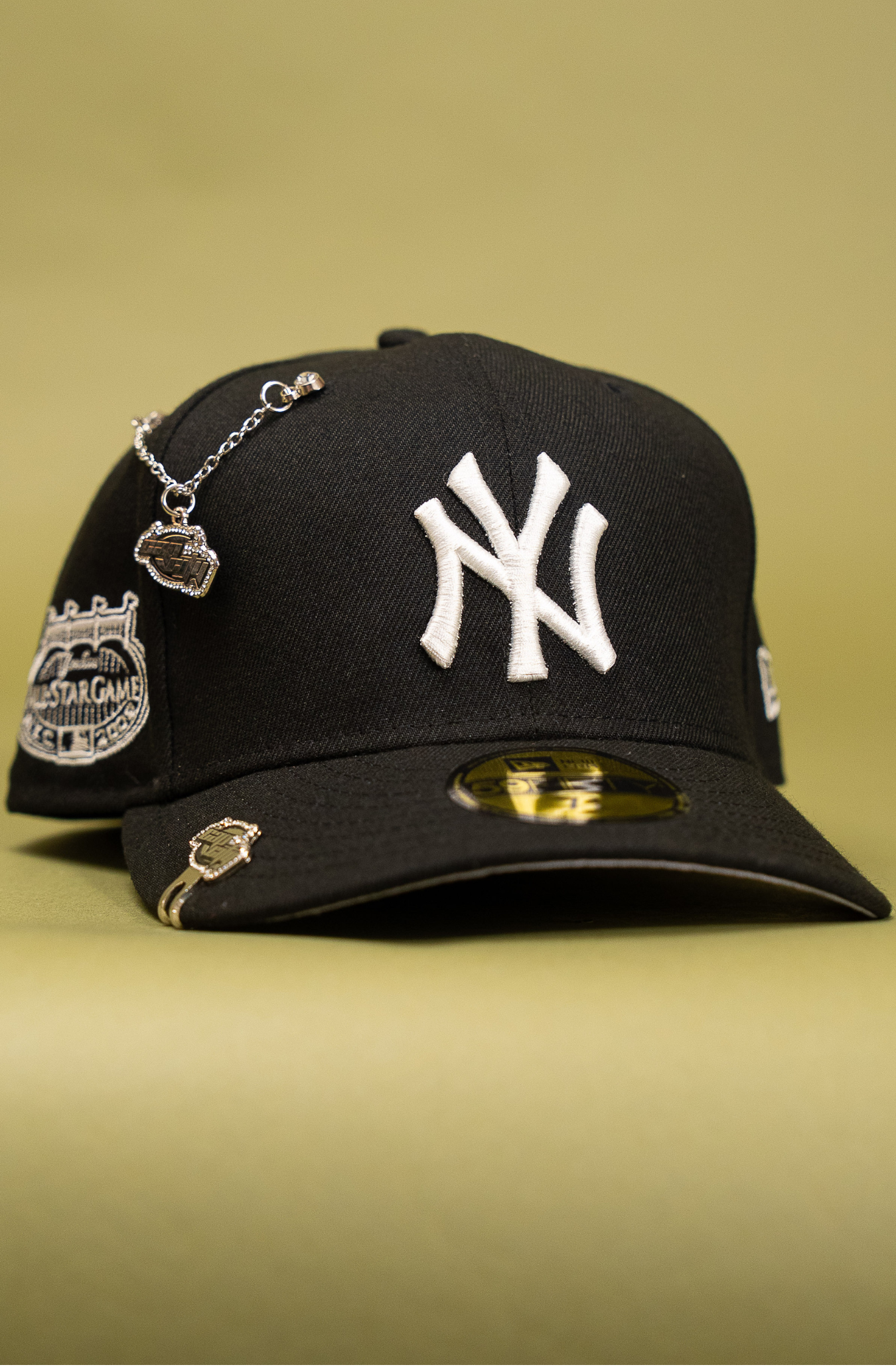 New Era Exclusive 59Fifty Black New York Yankees W/ All Star Game Side Patch
