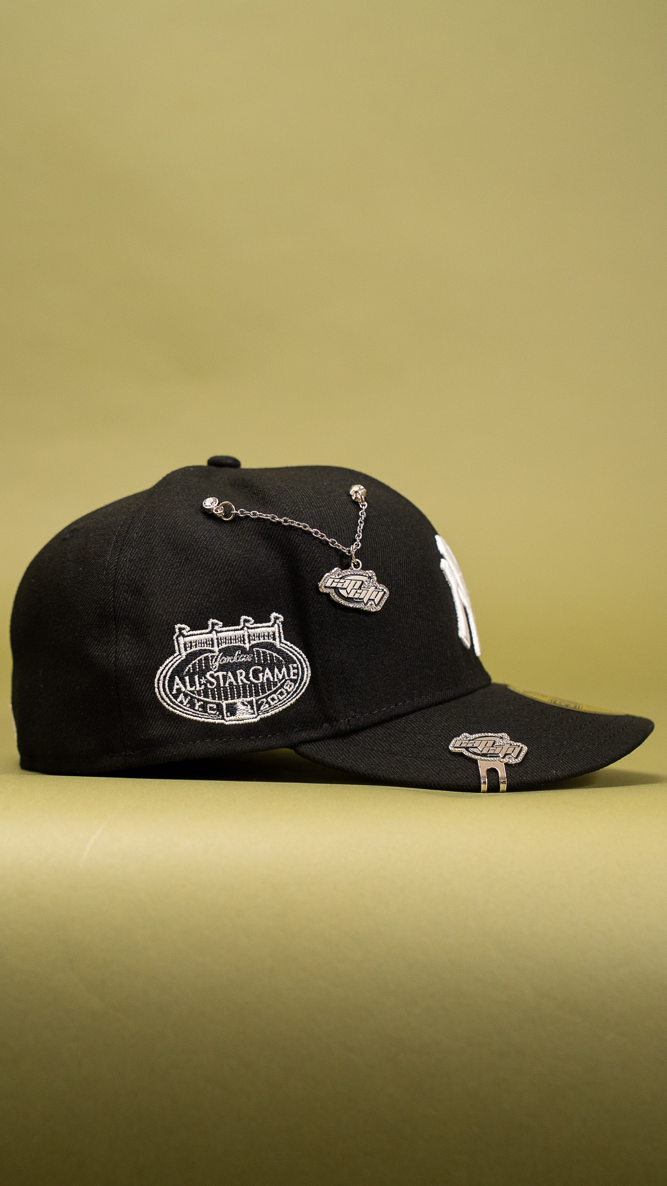 New Era Exclusive 59Fifty Black New York Yankees W/ All Star Game Side Patch