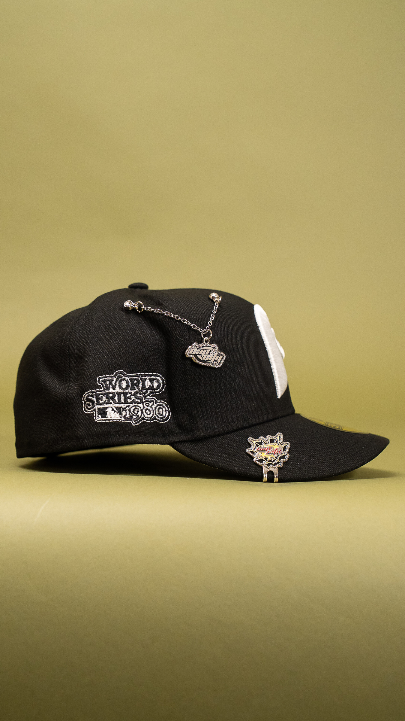 New Era Exclusive 59Fifty Black Philadelphia Phillies W/ 1989 All Star Game Side Patch