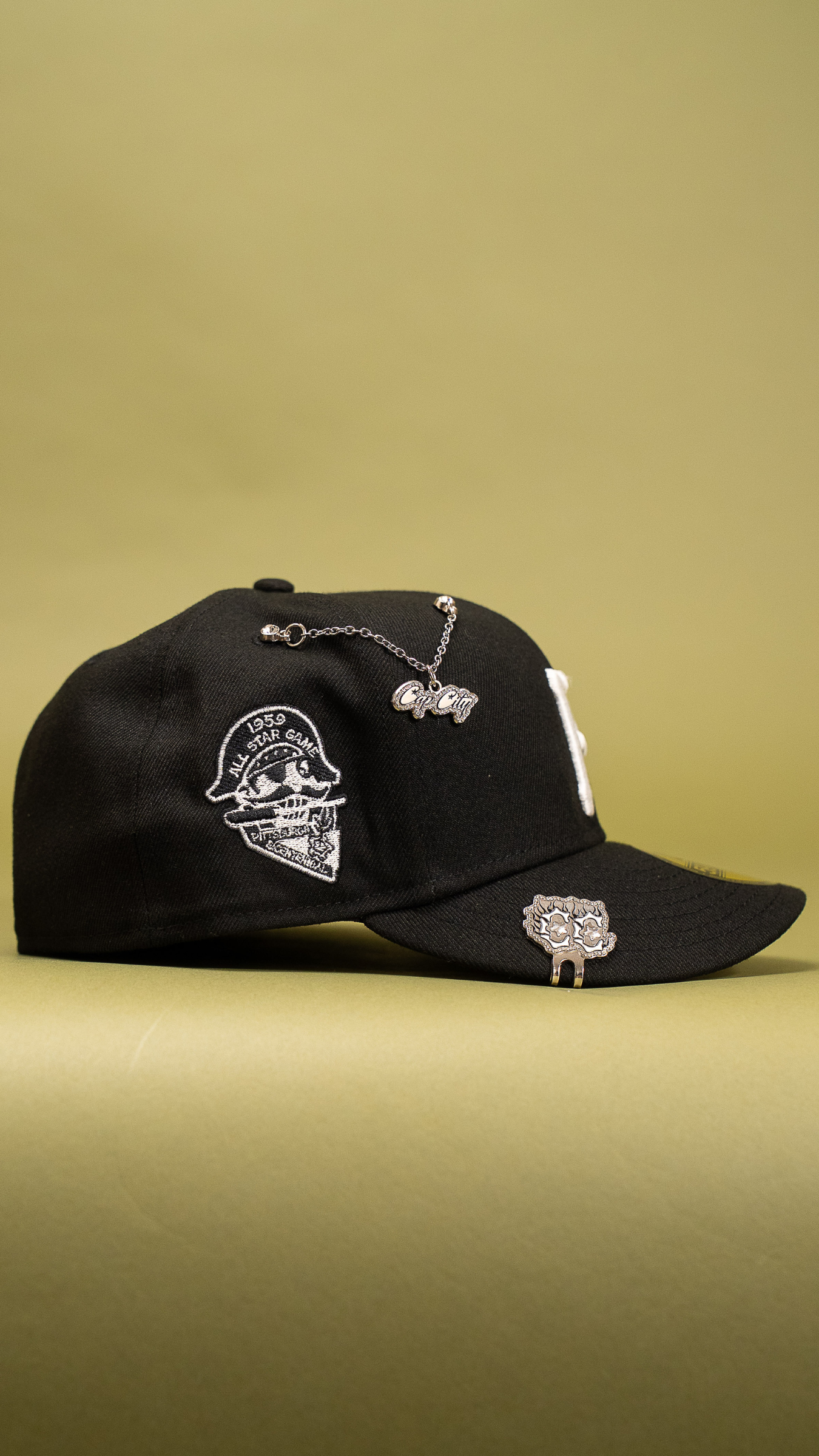 New Era Exclusive 59Fifty Black Pittsburgh Pirates W/ 1959 All Star Game Side Patch