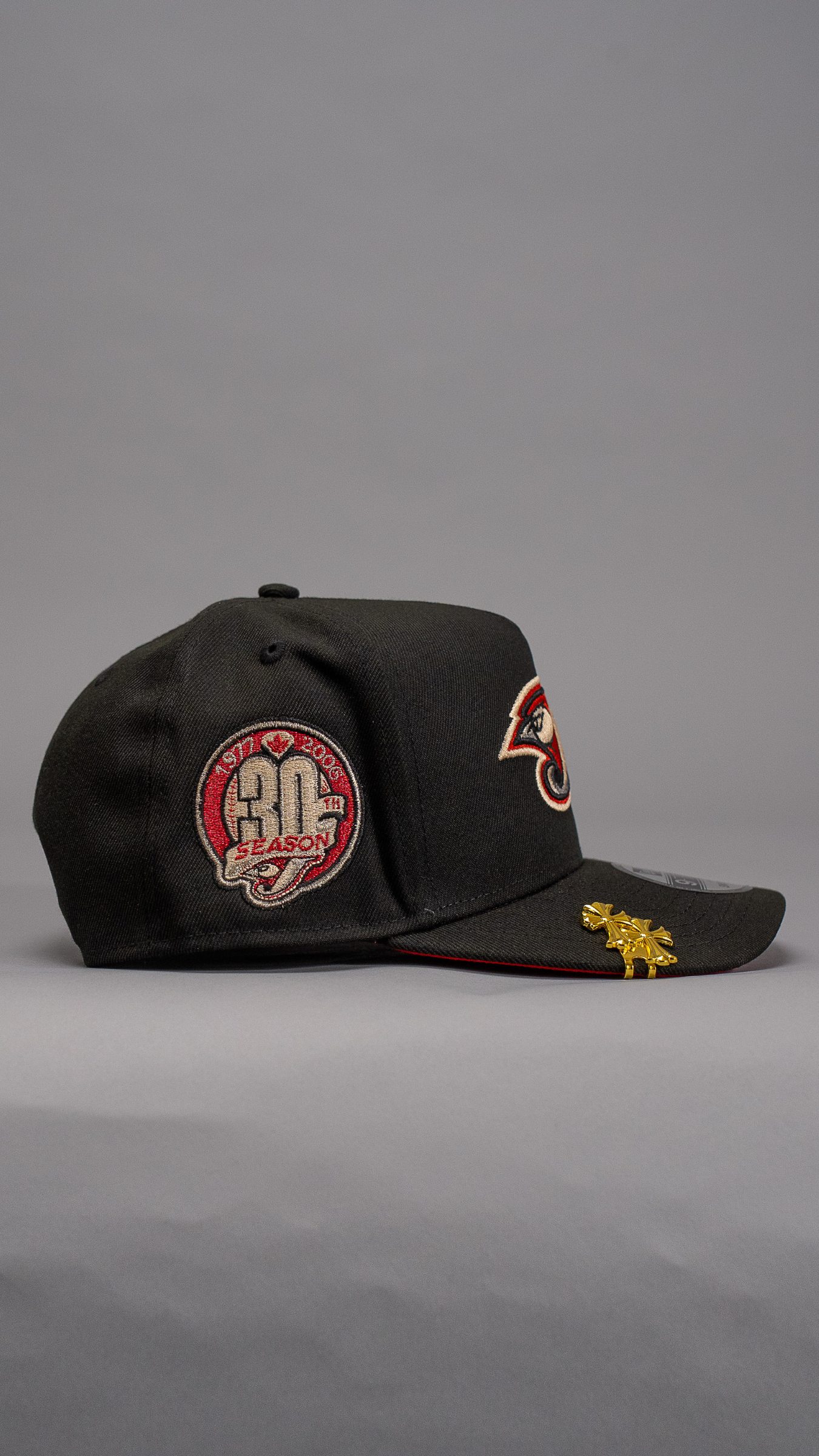 New Era 9Fifty A-Frame Black Toronto Blue Jays Snapback W/ 30th Season Side Patch