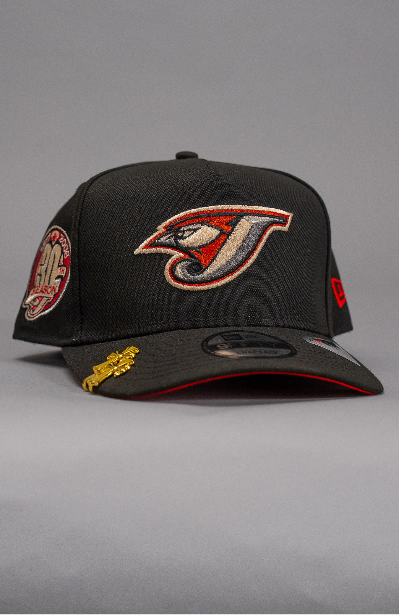 New Era 9Fifty A-Frame Black Toronto Blue Jays Snapback W/ 30th Season Side Patch