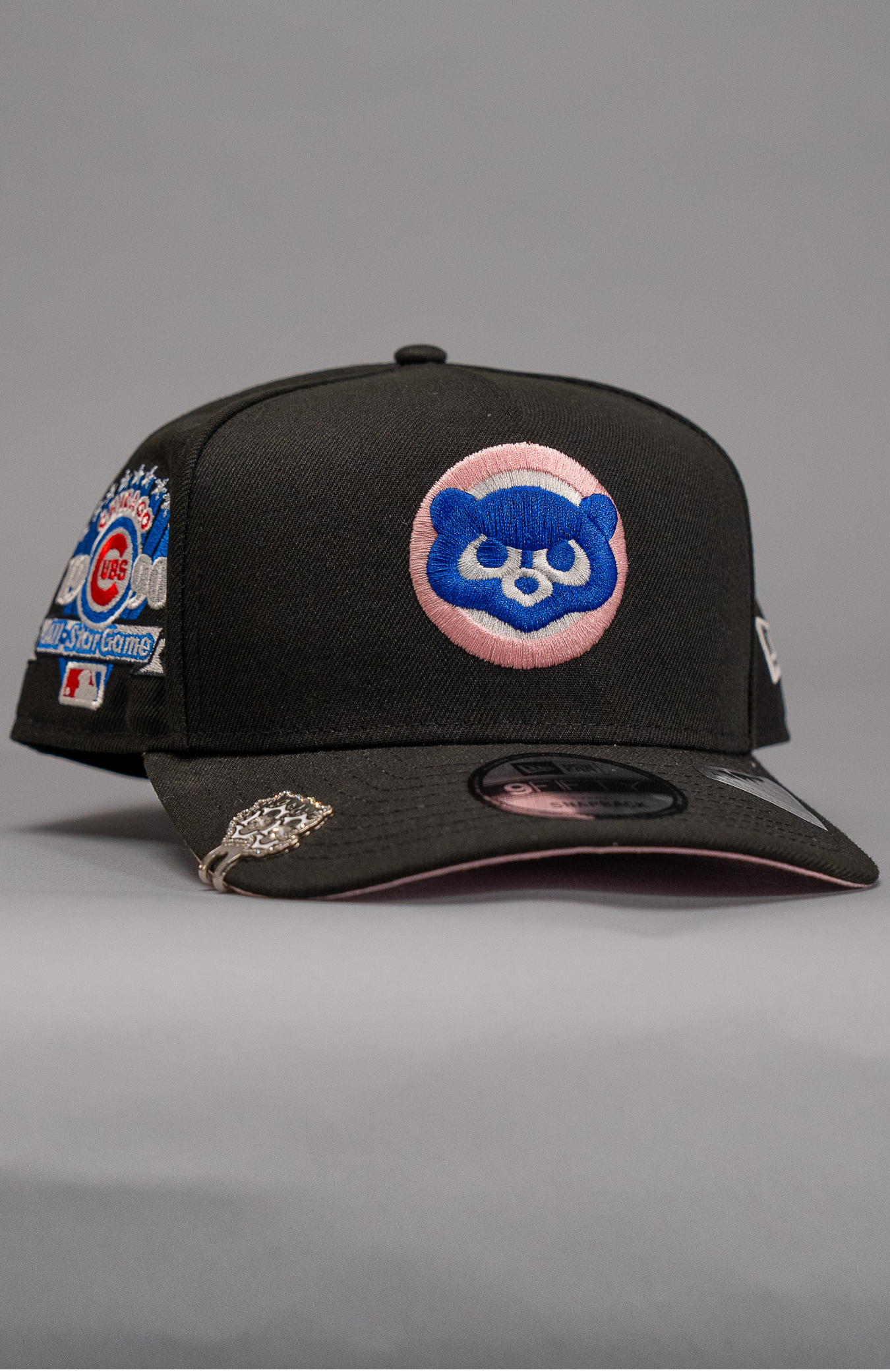 New Era 9Fifty A-Frame Black Chicago Cubs W/ 1990 All Star Game Side Patch