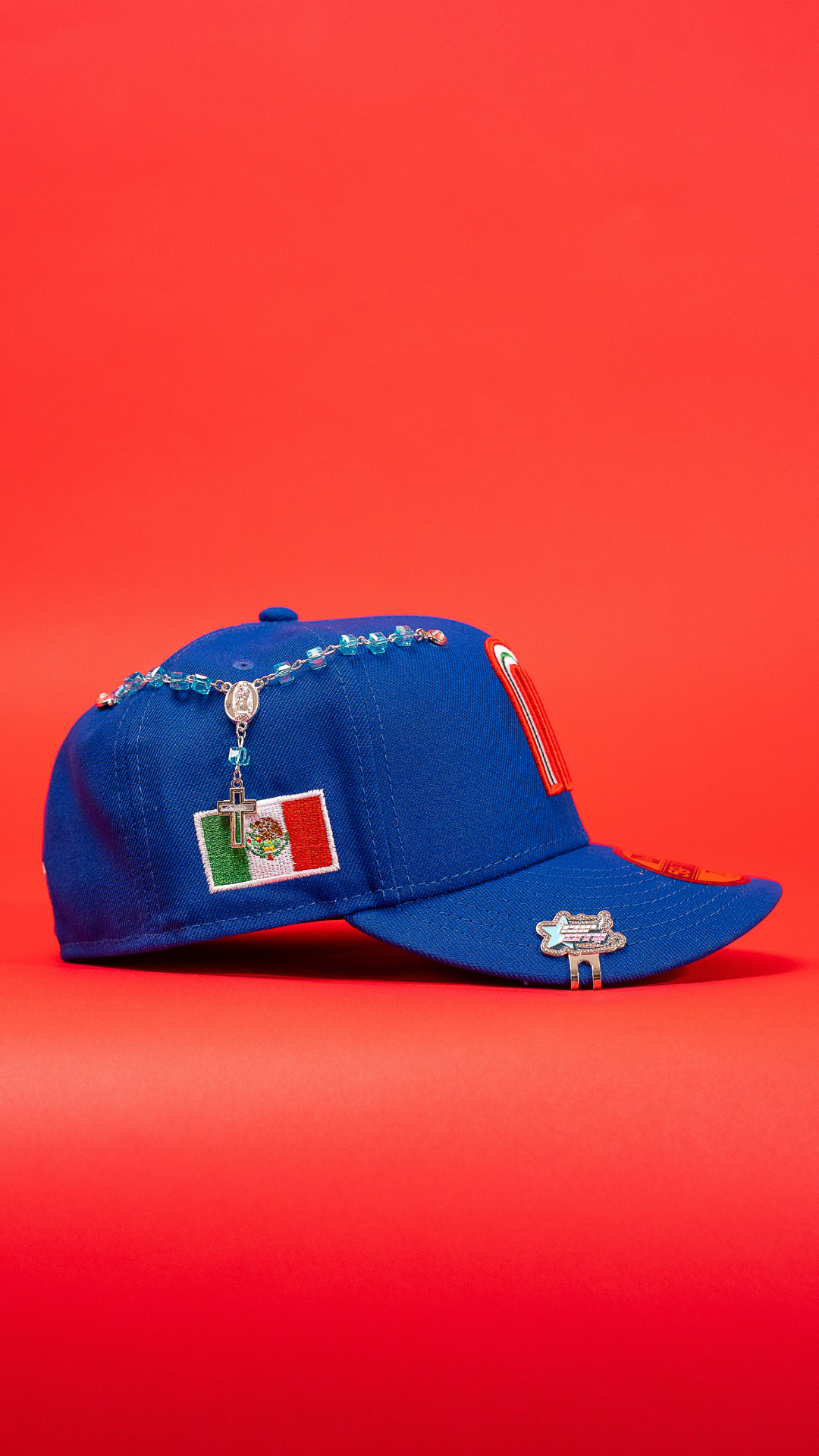 New Era Exclusive 59Fifty Blue 2026 WBC Mexico W/ Mexico Flag Side Patch