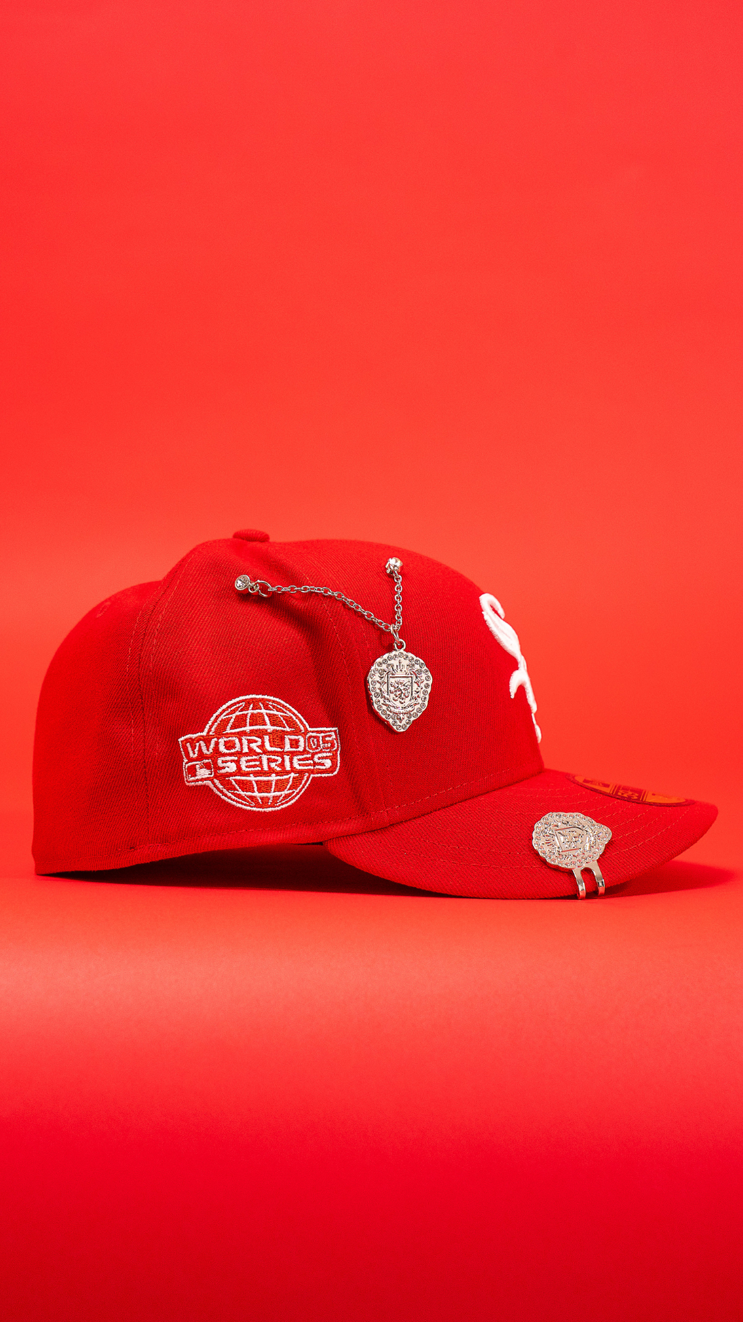 New Era Exclusive 59Fifty Red Chicago White Sox W/ 2005 World Series Side Patch
