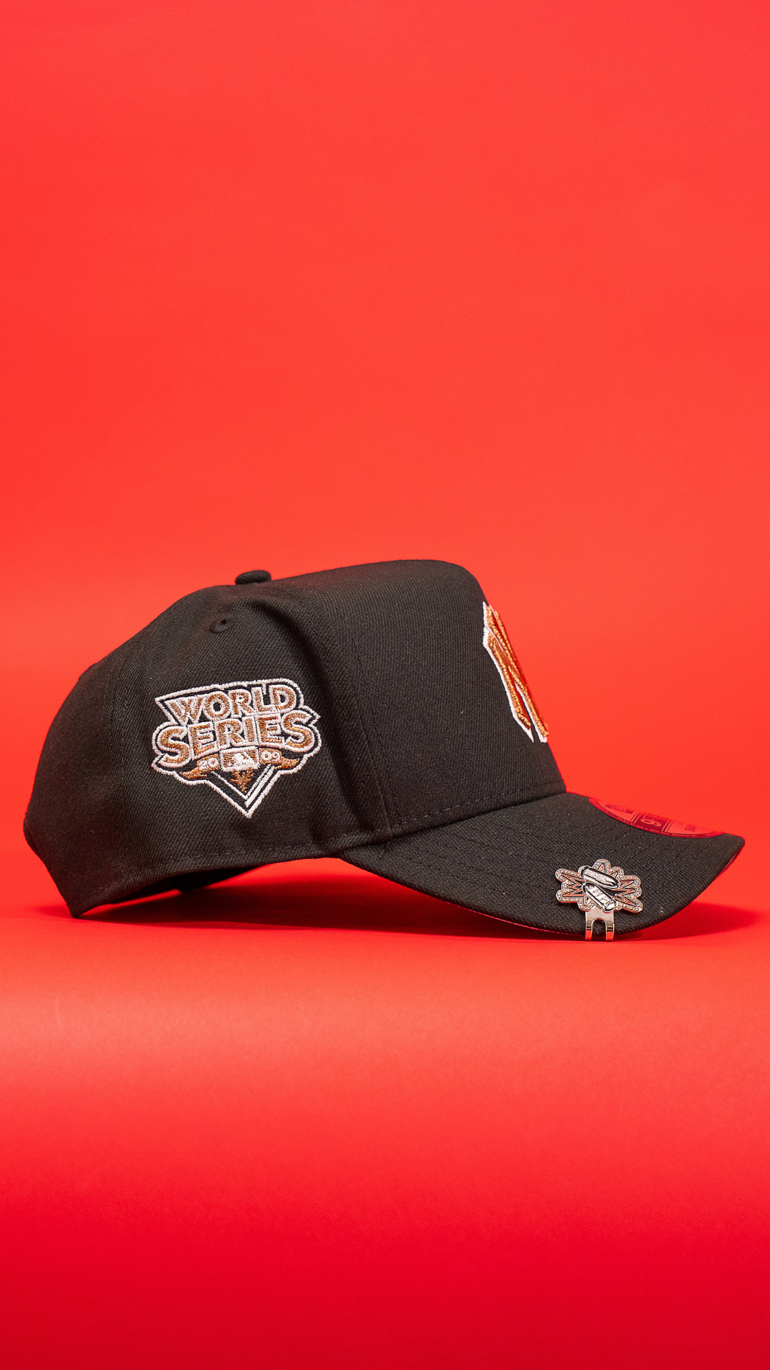 New Era 9Fifty A-Frame Black New York Yankees Snapback W/ 2009 World Series Side Patch
