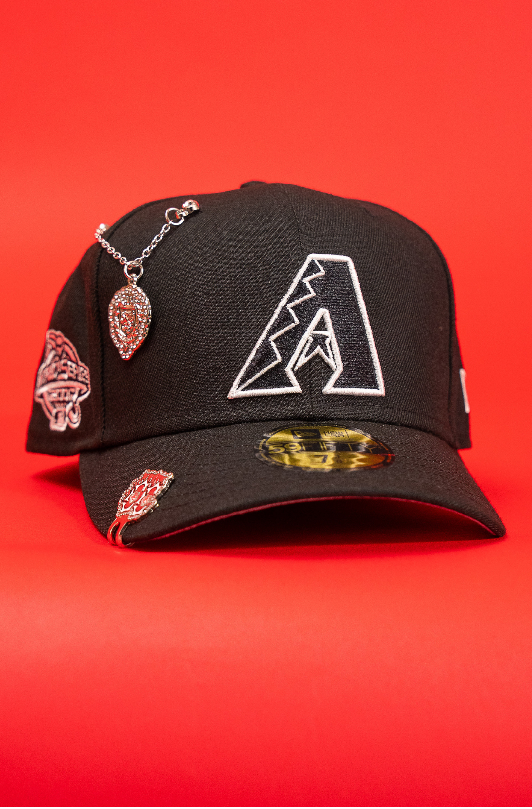 New Era Exclusive 59Fifty Black Arizona Diamondbacks W/ 2001 World Series Side Patch