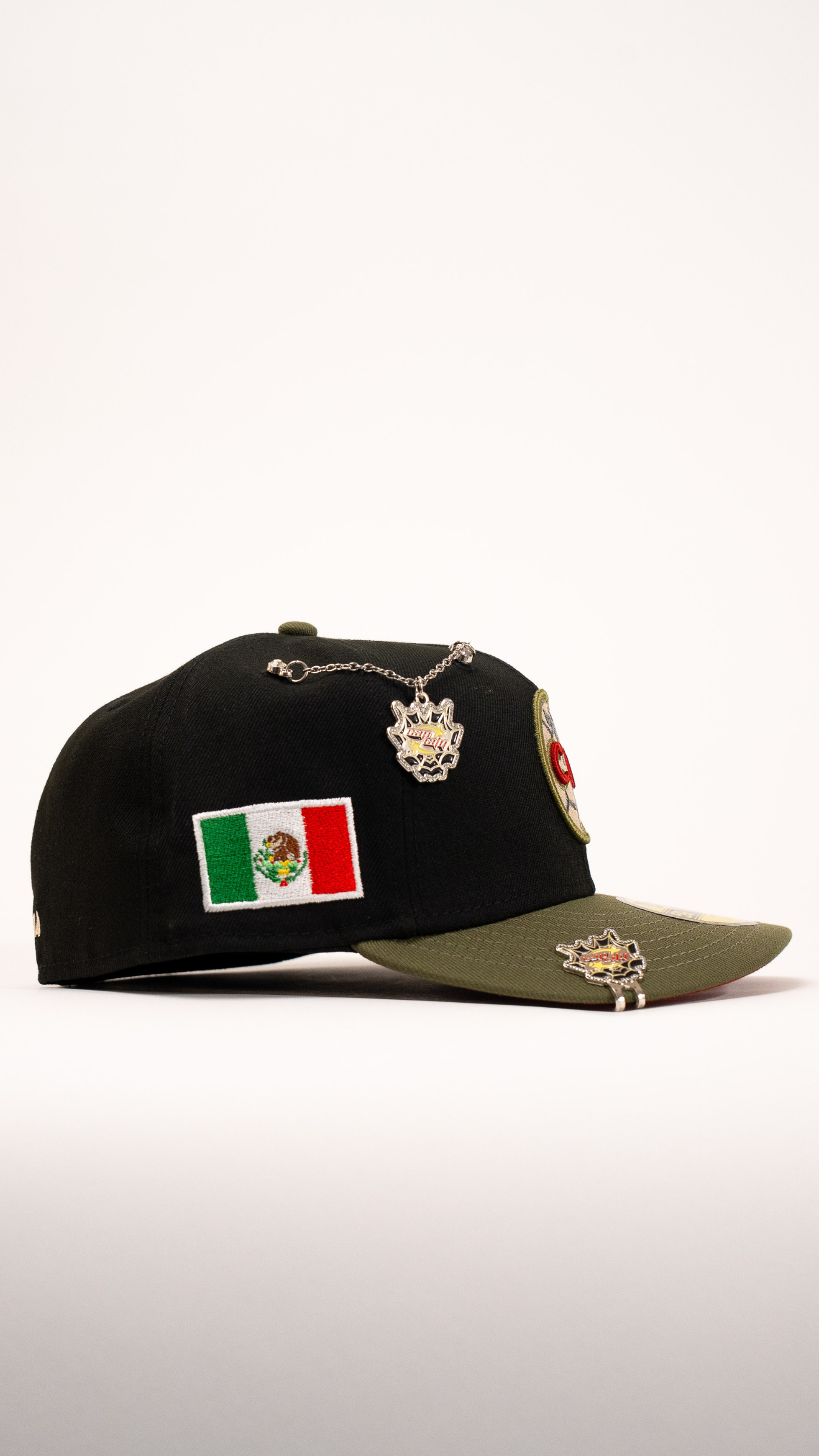 New Era Exclusive 59Fifty Black/Olive Club America W/ Mexico Flag Side Patch