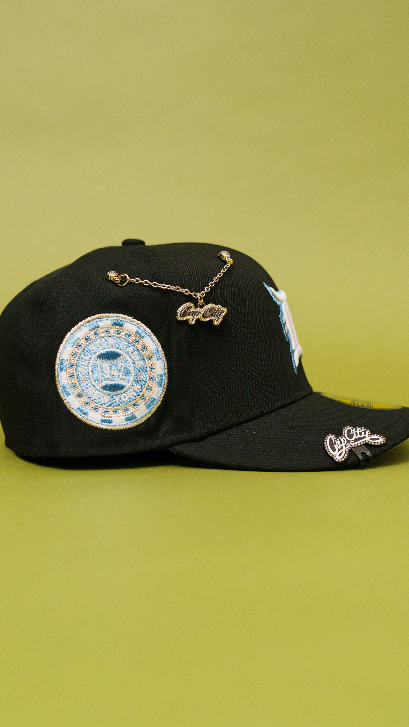New Era Exclusive 59Fifty Black Detroit Tigers W/ World Series Side Patch
