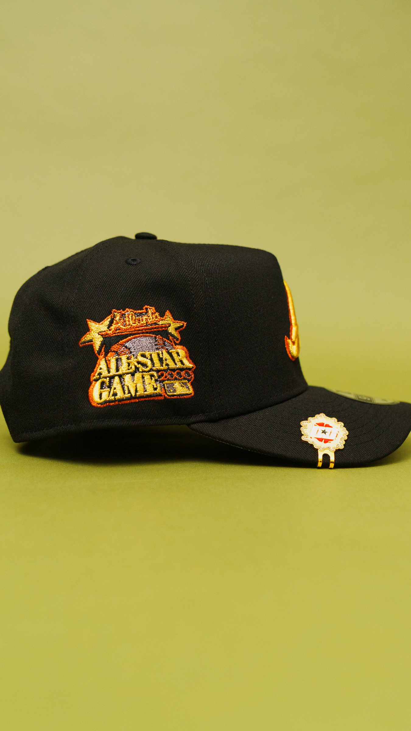 New Era 9Fifty A-Frame Black Atlanta Braves Snapback W/ 2000 All Star Game Side Patch